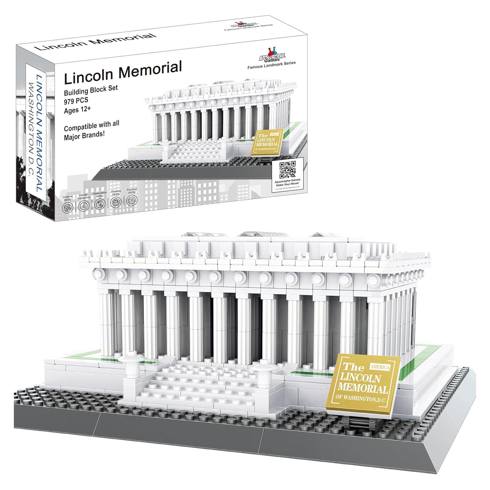 Juego de Bloques Monumento a Lincoln Apostrophe 979 Piezas
