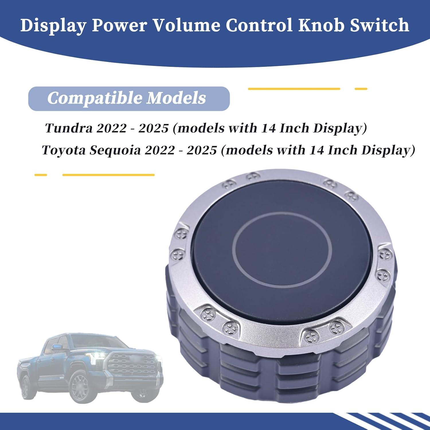 Perilla de Control de Volumen Toyota Tundra/Sequoia 2022-2025 14"