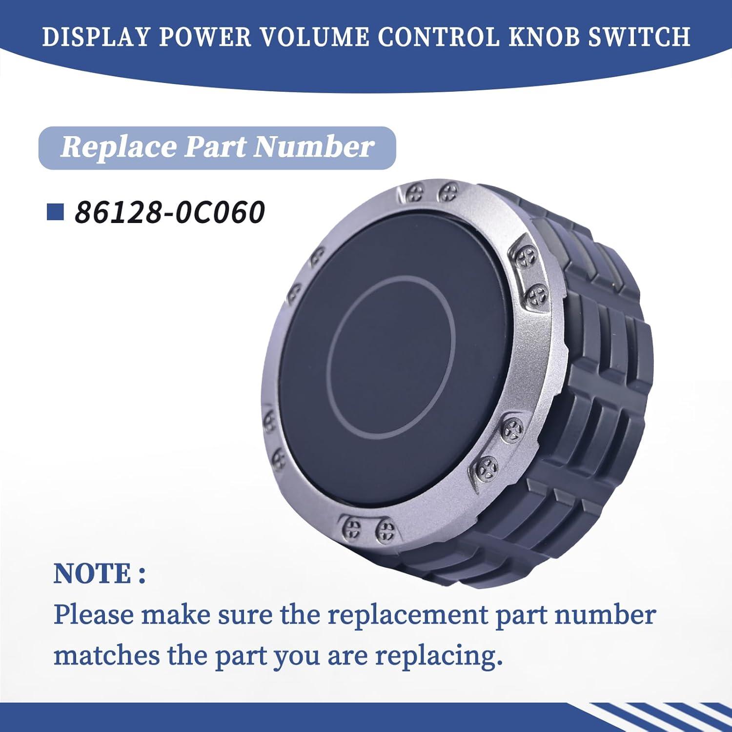 Perilla de Control de Volumen Toyota Tundra/Sequoia 2022-2025 14"