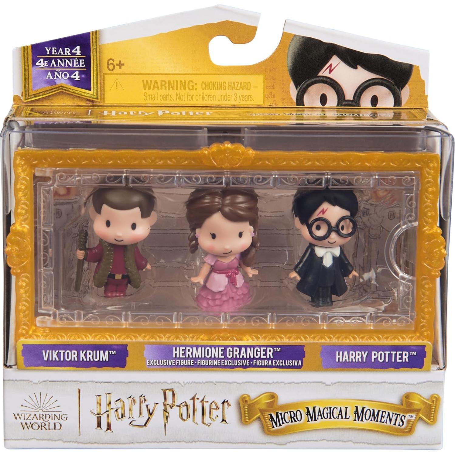 Set Figuras Micro Momentos Harry Potter Spin Master 3 Figuras