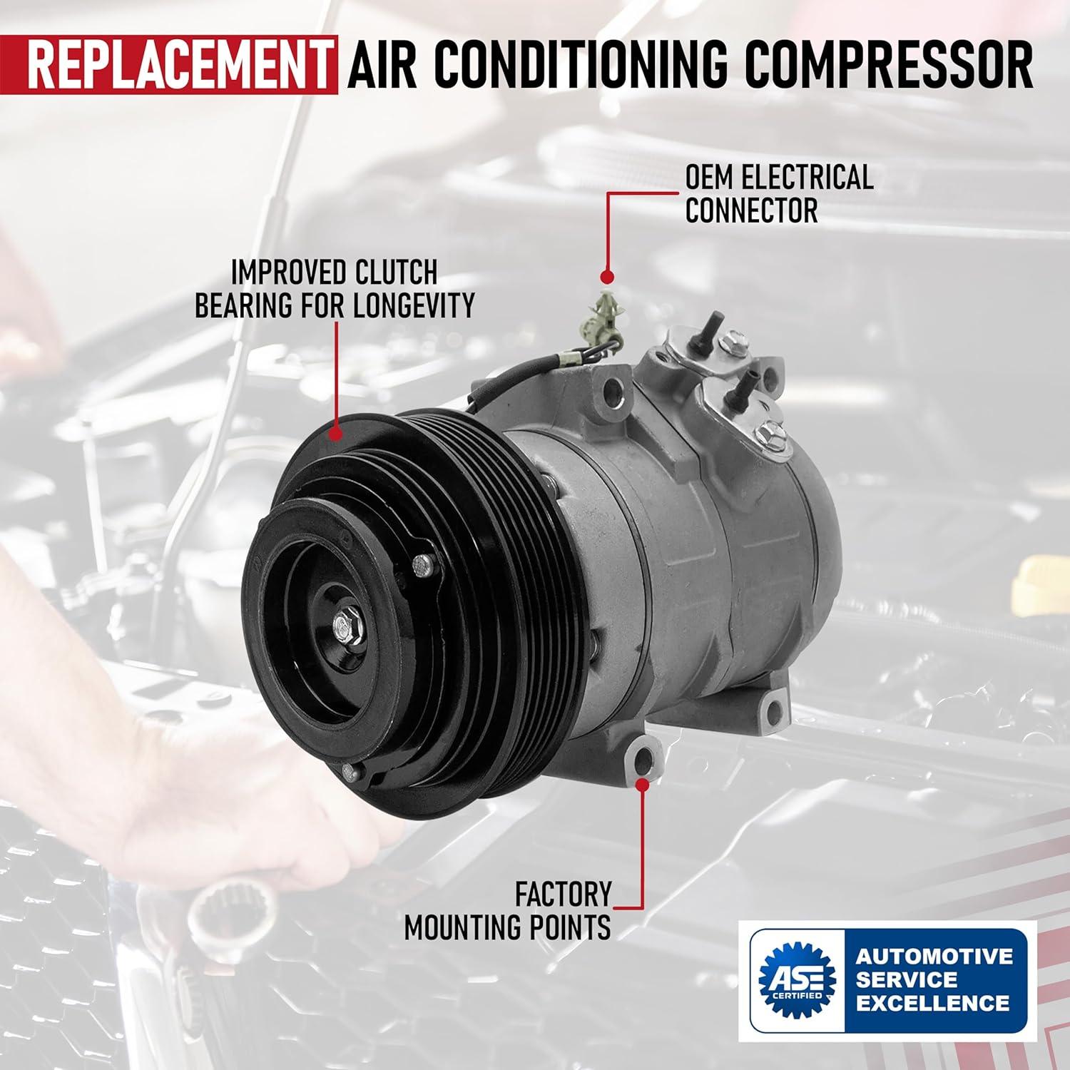 Compresor de Aire Acondicionado AA Ignition para Toyota Sienna 3.3L 2004-2006
