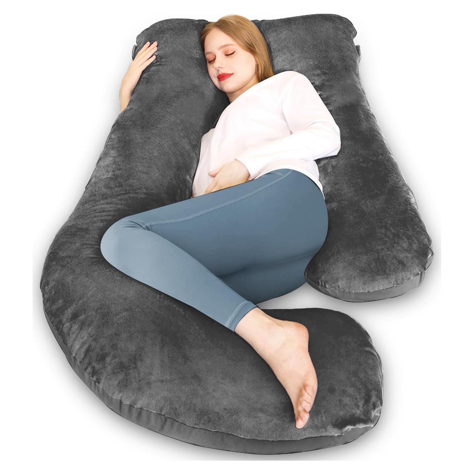 Almohada de Embarazo Chilling Home 58" Negra Cuerpo Completo