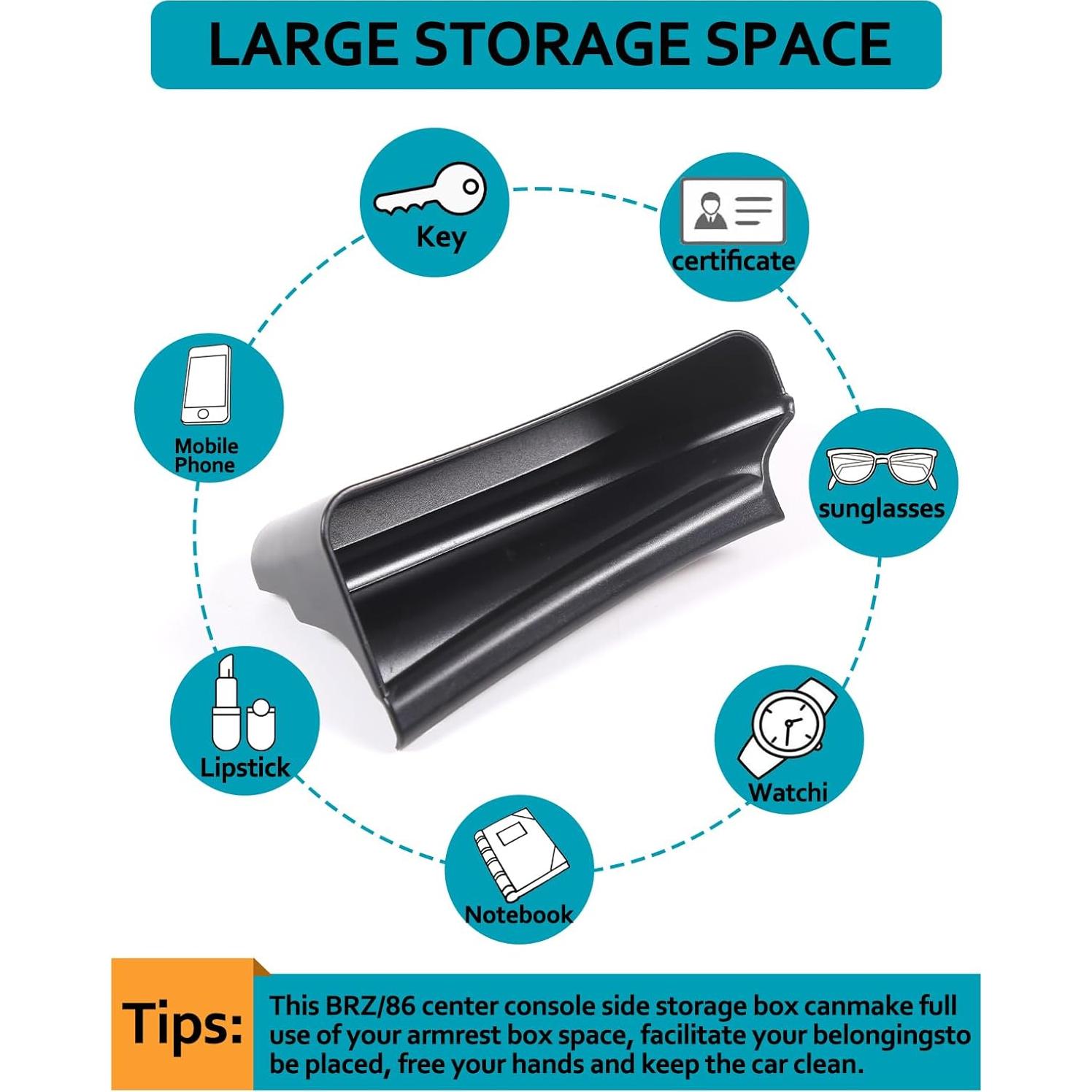 Caja de Almacenamiento CHEAYAR para Subaru BRZ y Toyota 86