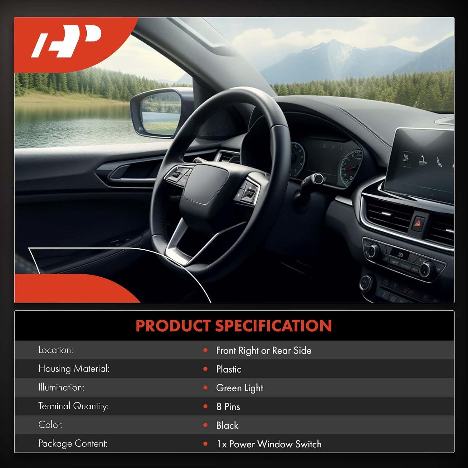 Interruptor de Ventana Eléctrica A-Premium para Dodge y Chrysler