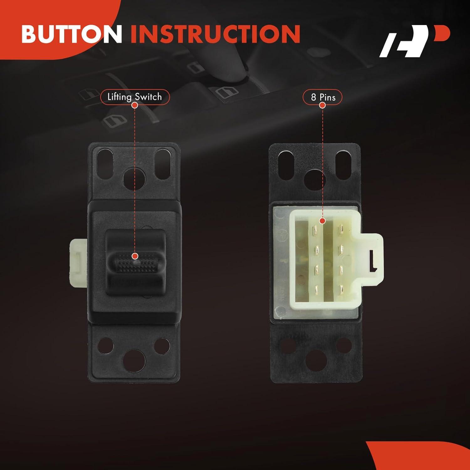 Interruptor de Ventana Eléctrica A-Premium para Dodge y Chrysler