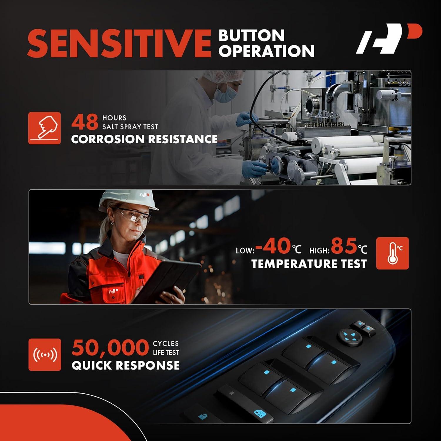 Interruptor de Ventana Eléctrica A-Premium para Dodge y Chrysler