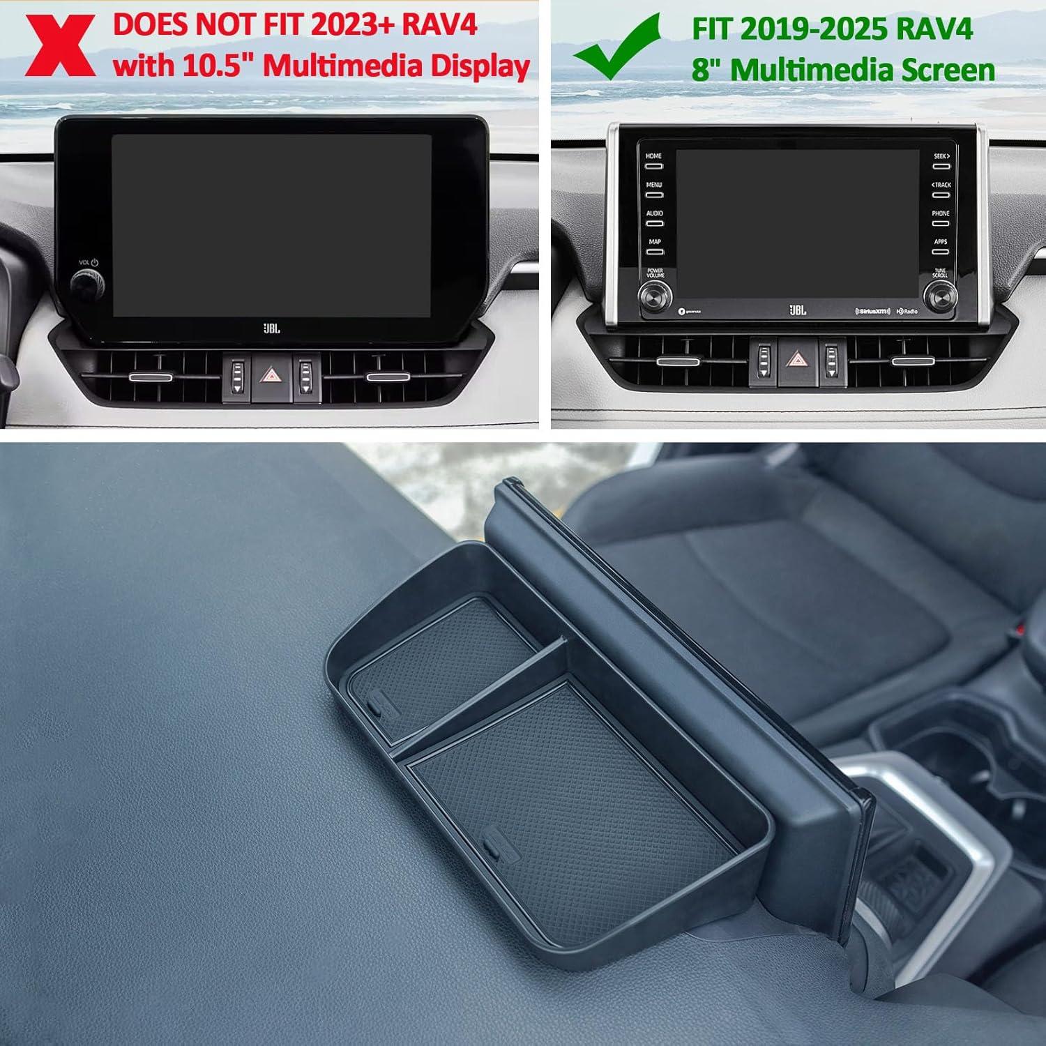 Bandeja de Consola Central TOPINSTALL para Toyota Rav4 2019-2025