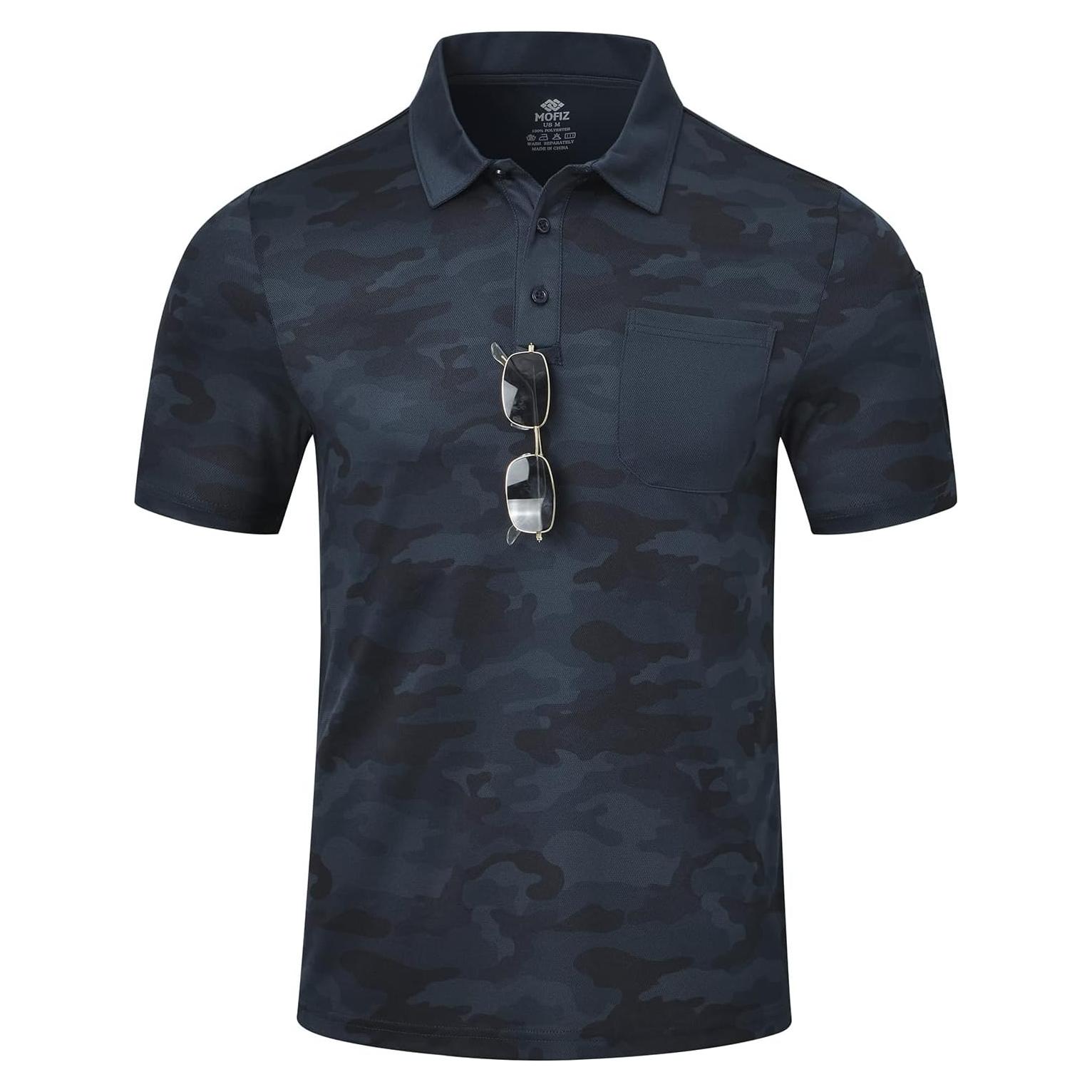 Camisa Polo MoFiz Camo Hombre Secado Rápido UPF 50+