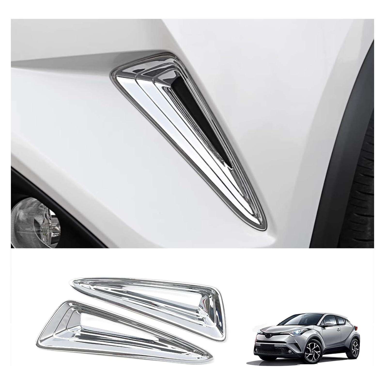 Marco de Luz de Niebla Delantera JIEOSDIN Cromo Toyota C-HR 2018-2019