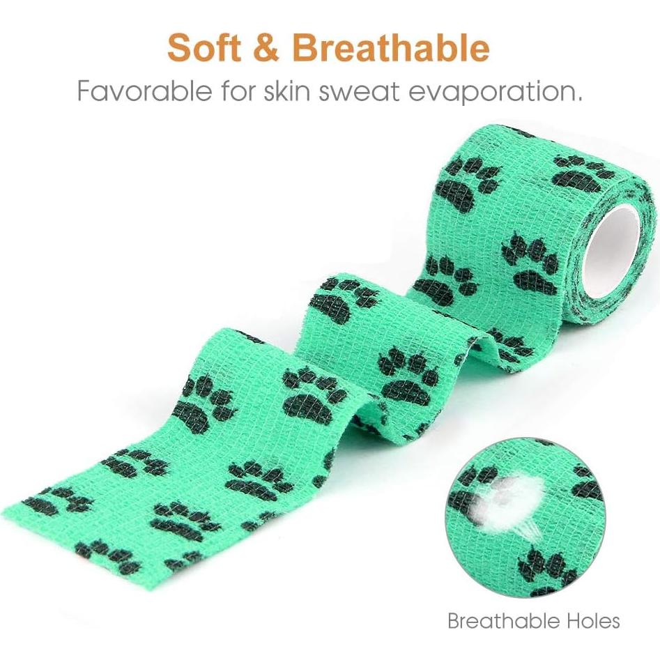 Vendaje Cohesivo Autoadhesivo AUPCON 5.08 cm para Mascotas