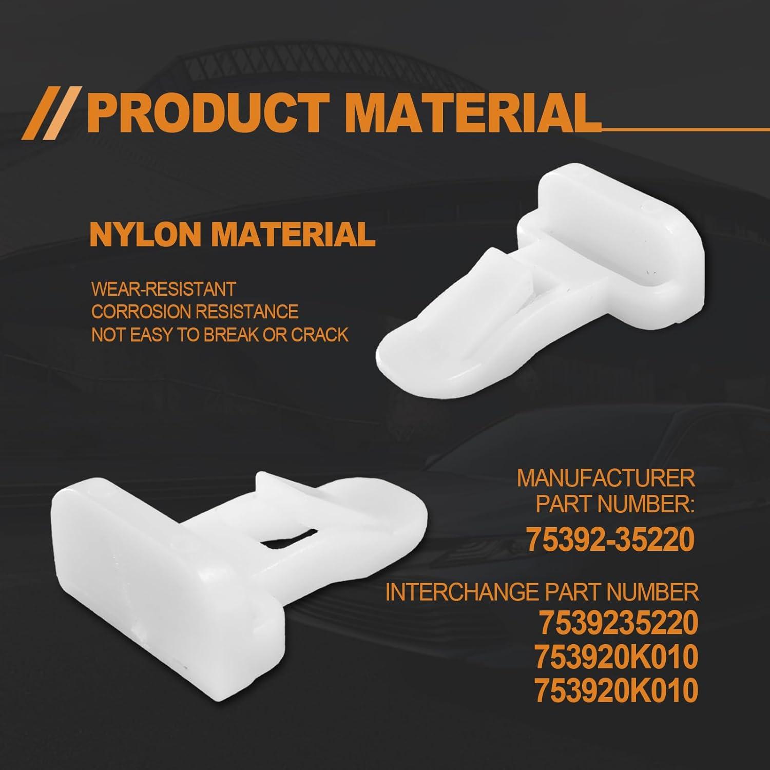 30 Clips de Retenedor de Extensión Toyota Lexus 75392-35220