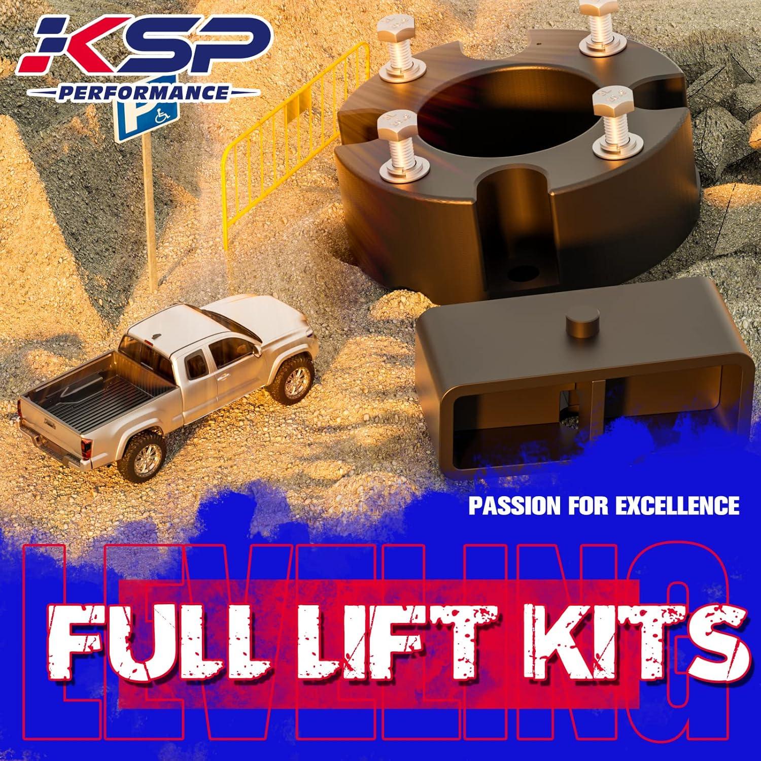 KSP Kits de Elevación 3" Frontal y 2" Trasero Toyota Tundra