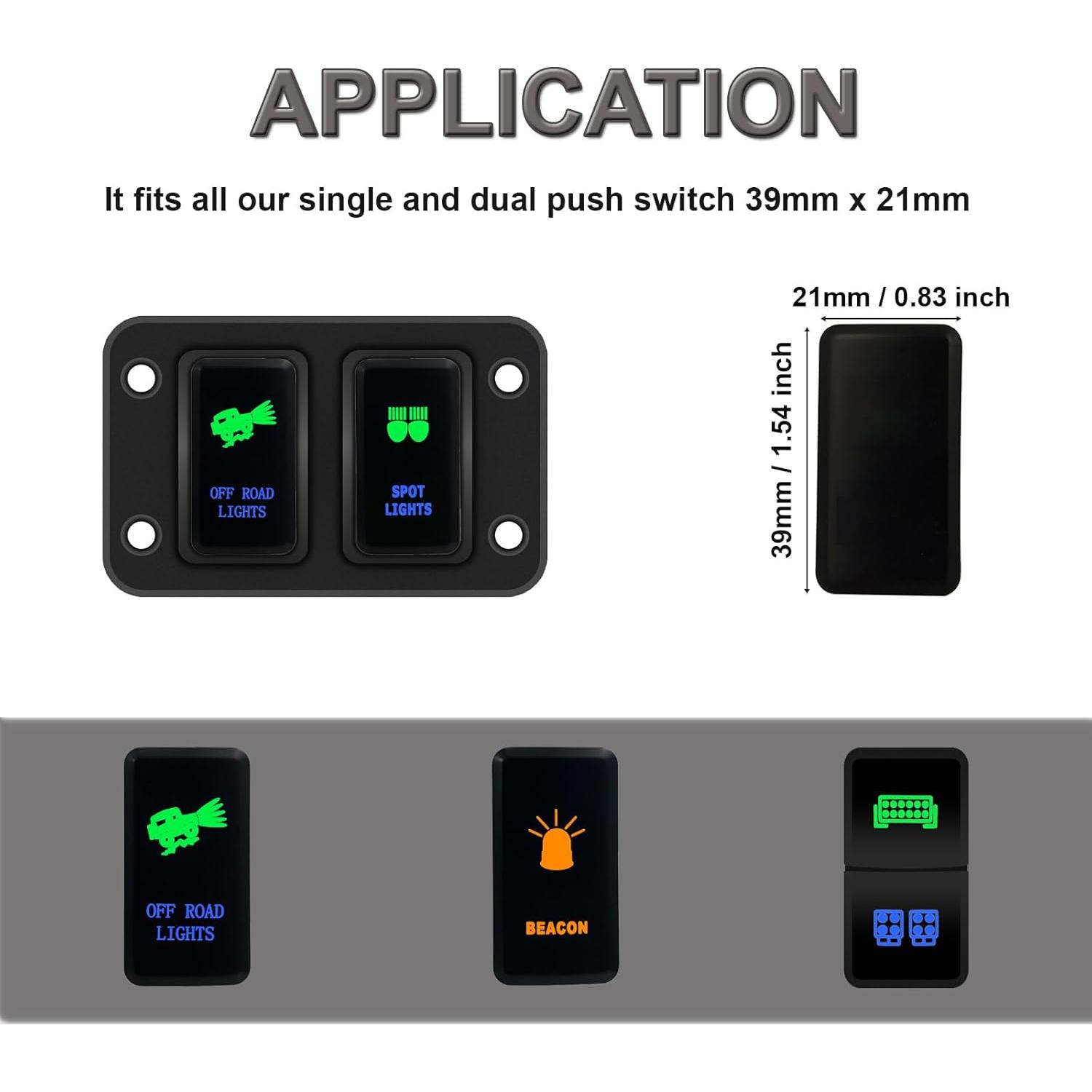 Carcasa de Interruptor 2 Vías BACAUTOPARTS para Toyota