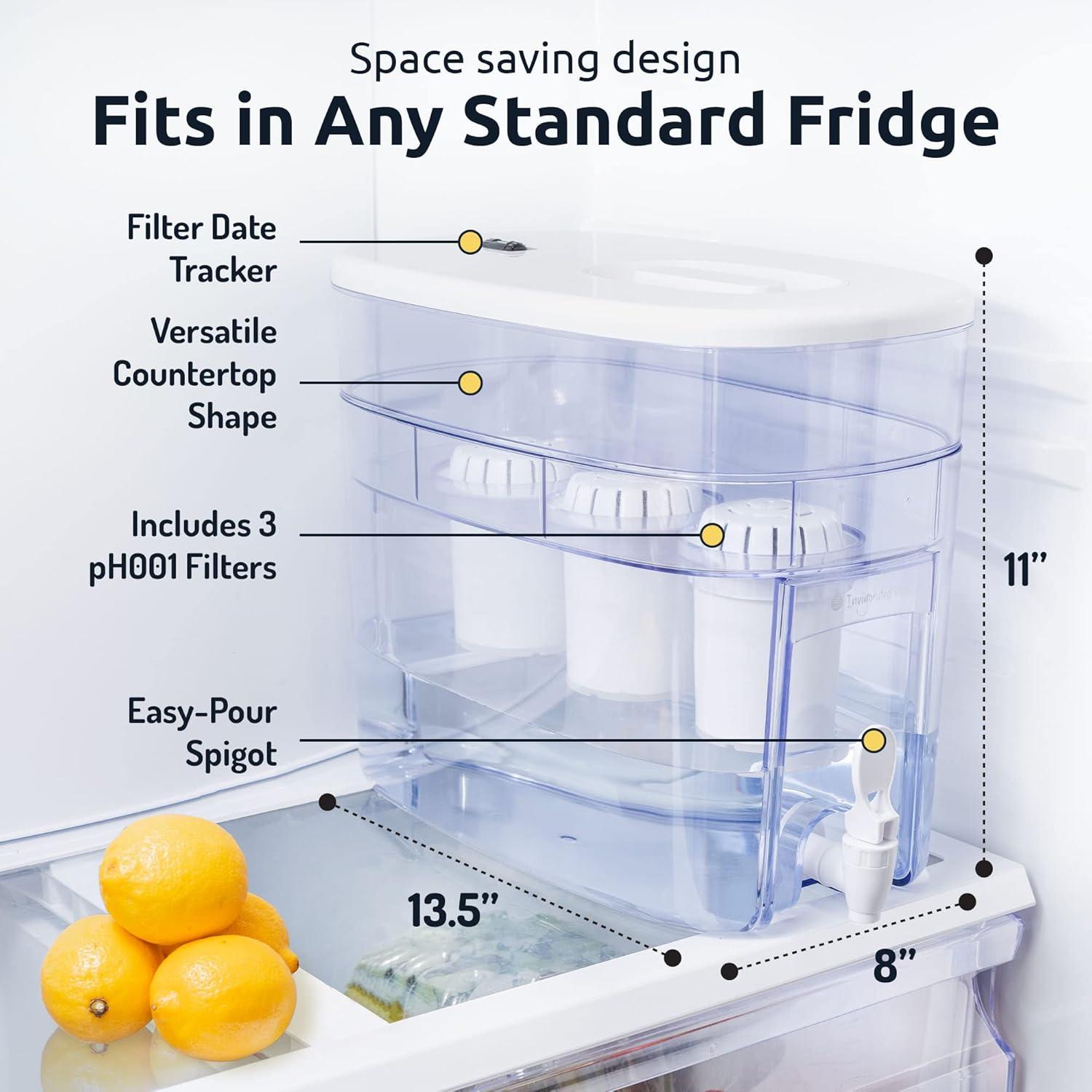 Dispensador de Agua Alcalina Agua Revitalizada pH Recarga 3F