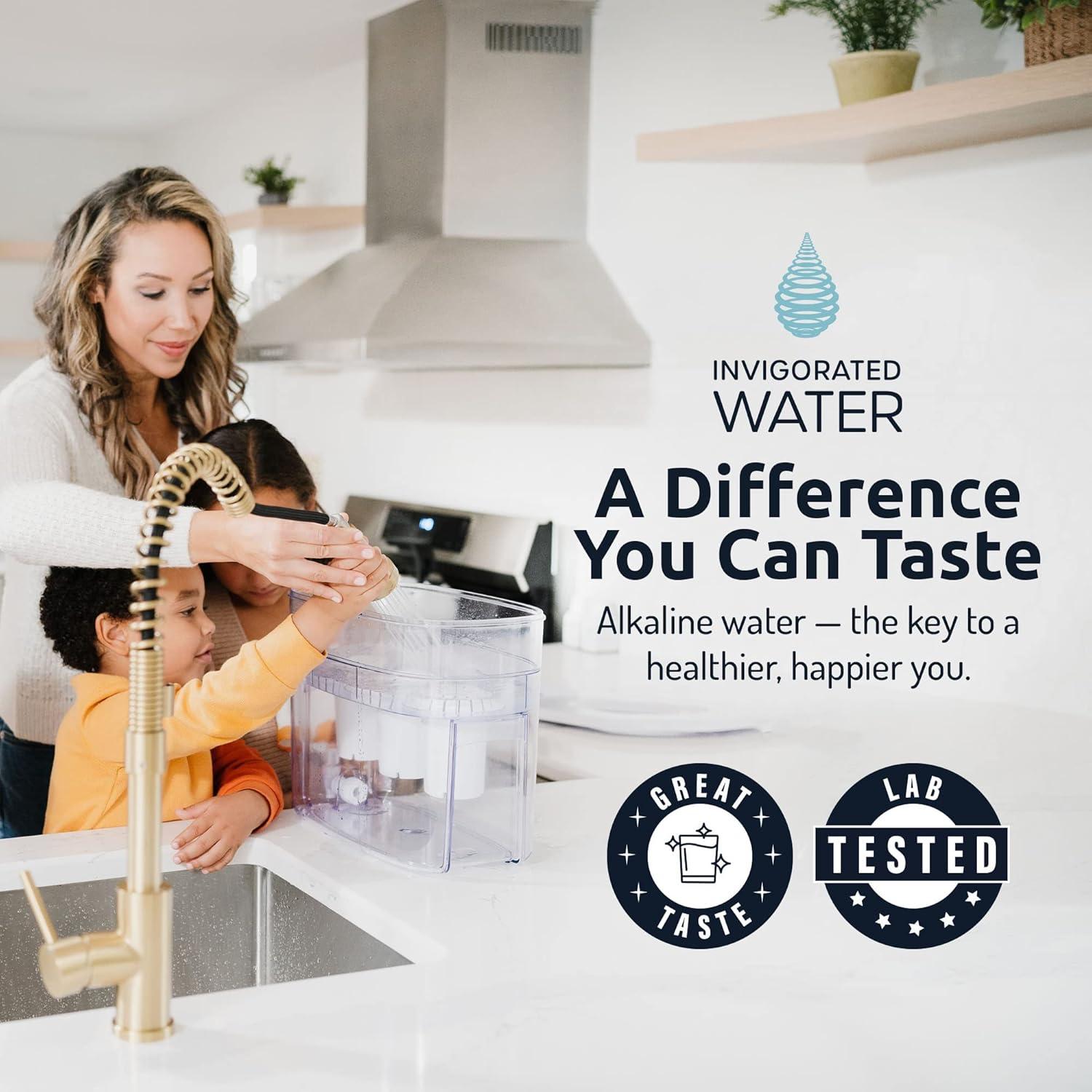 Dispensador de Agua Alcalina Agua Revitalizada pH Recarga 3F