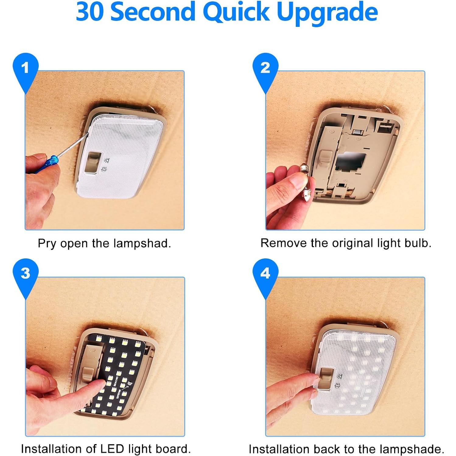 Luz LED Interior Toyota ZEN HON 6000K Ajustable 840 Lúmenes