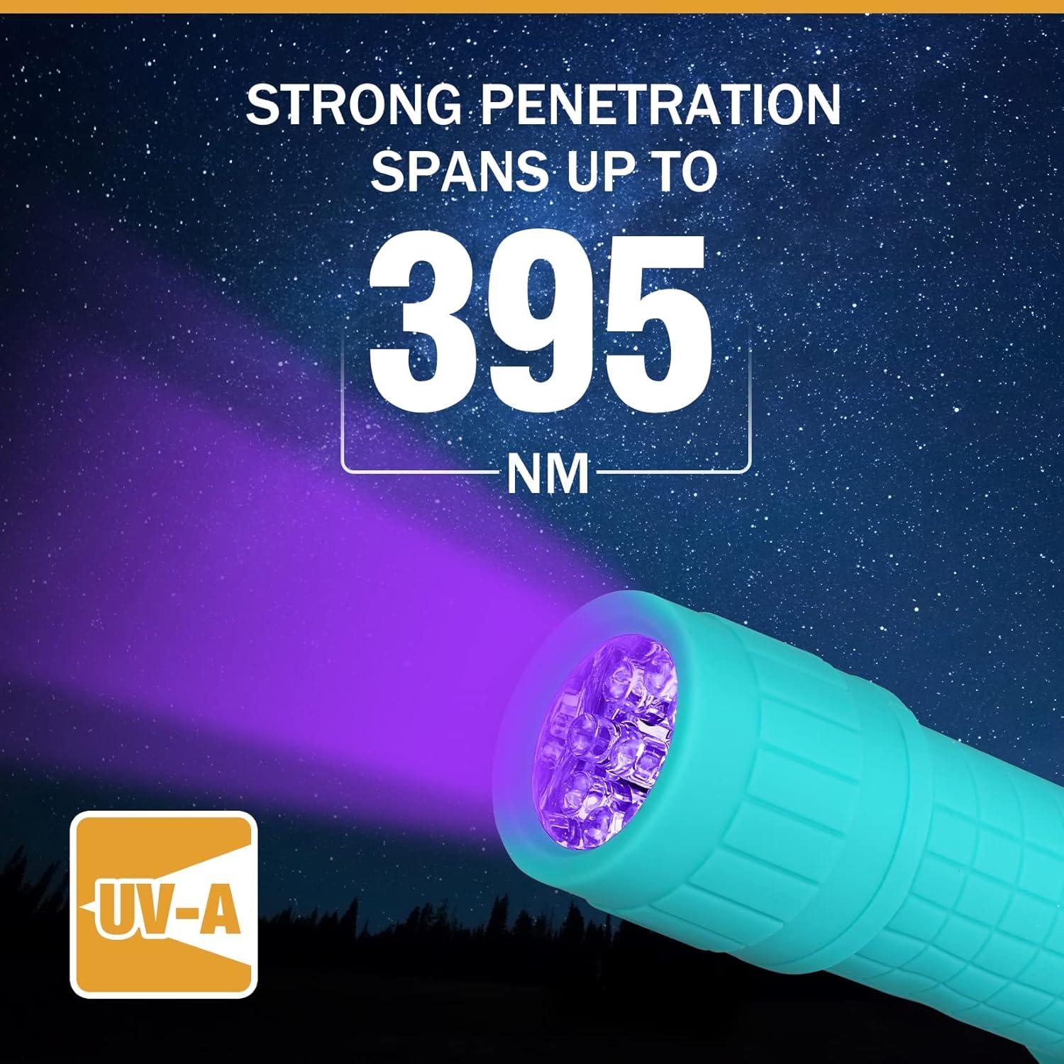 Linterna UV EverBrite Mini 9 LEDs 395nm para Mascotas