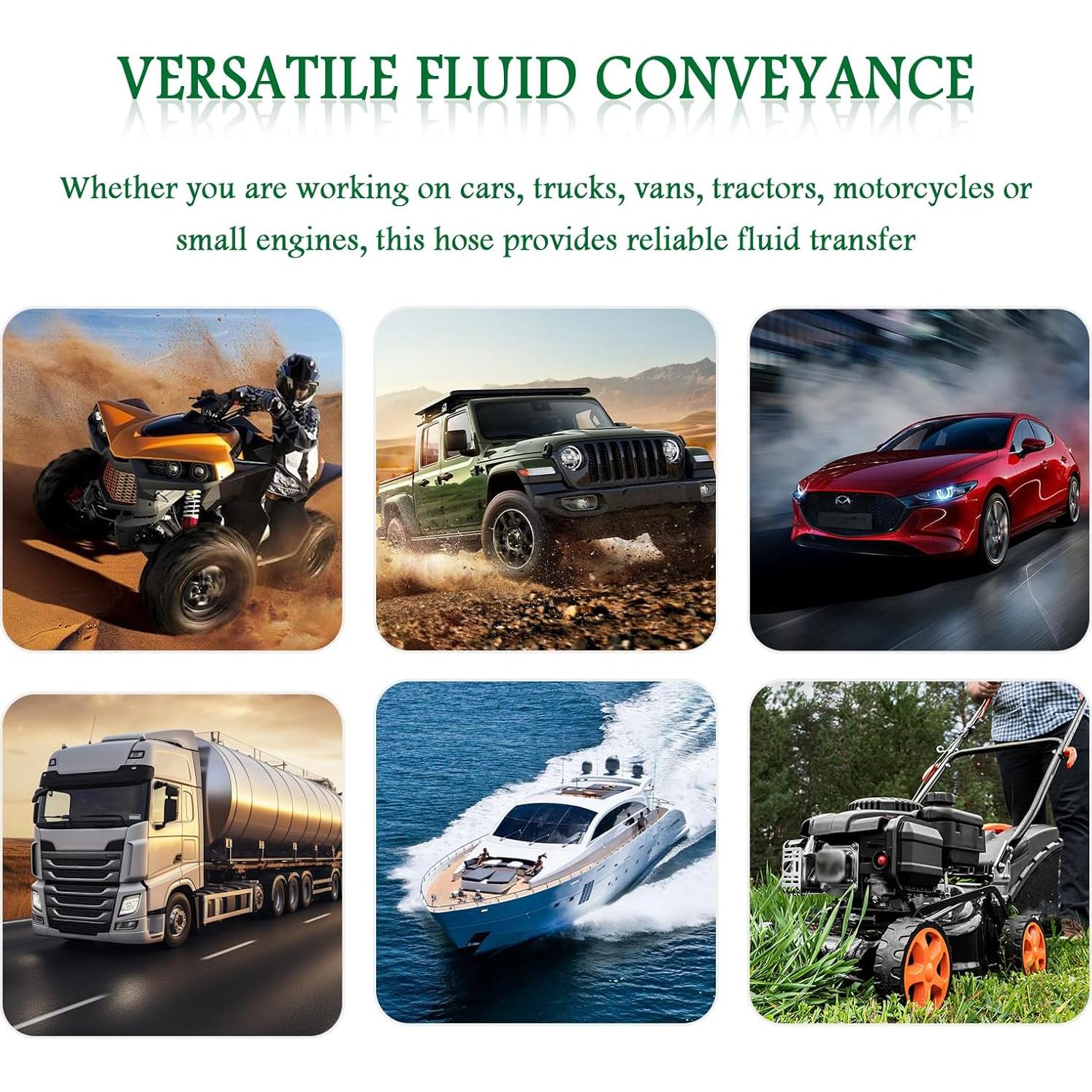 Kit Manguera de Combustible 5/16" YGDMD 3m 300PSI