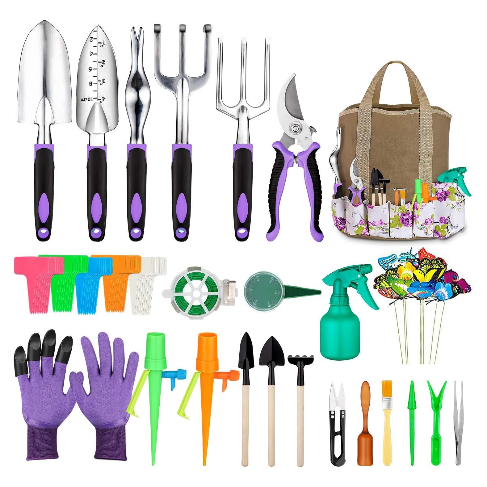 Juego de Herramientas de Jardín Tudoccy 83 Piezas Ergonómico