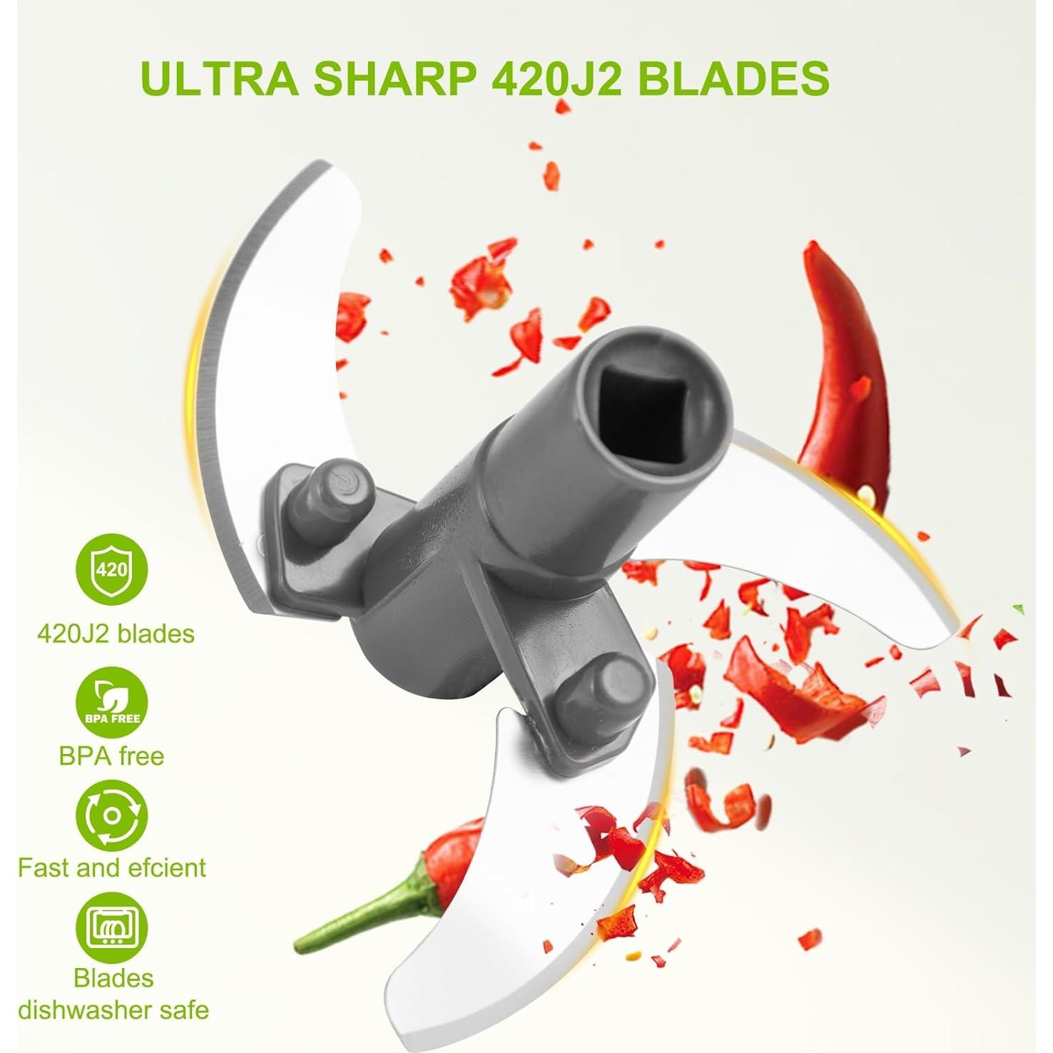 Procesador de Alimentos Manual MAMICOOKER 500ml Picador de Verduras