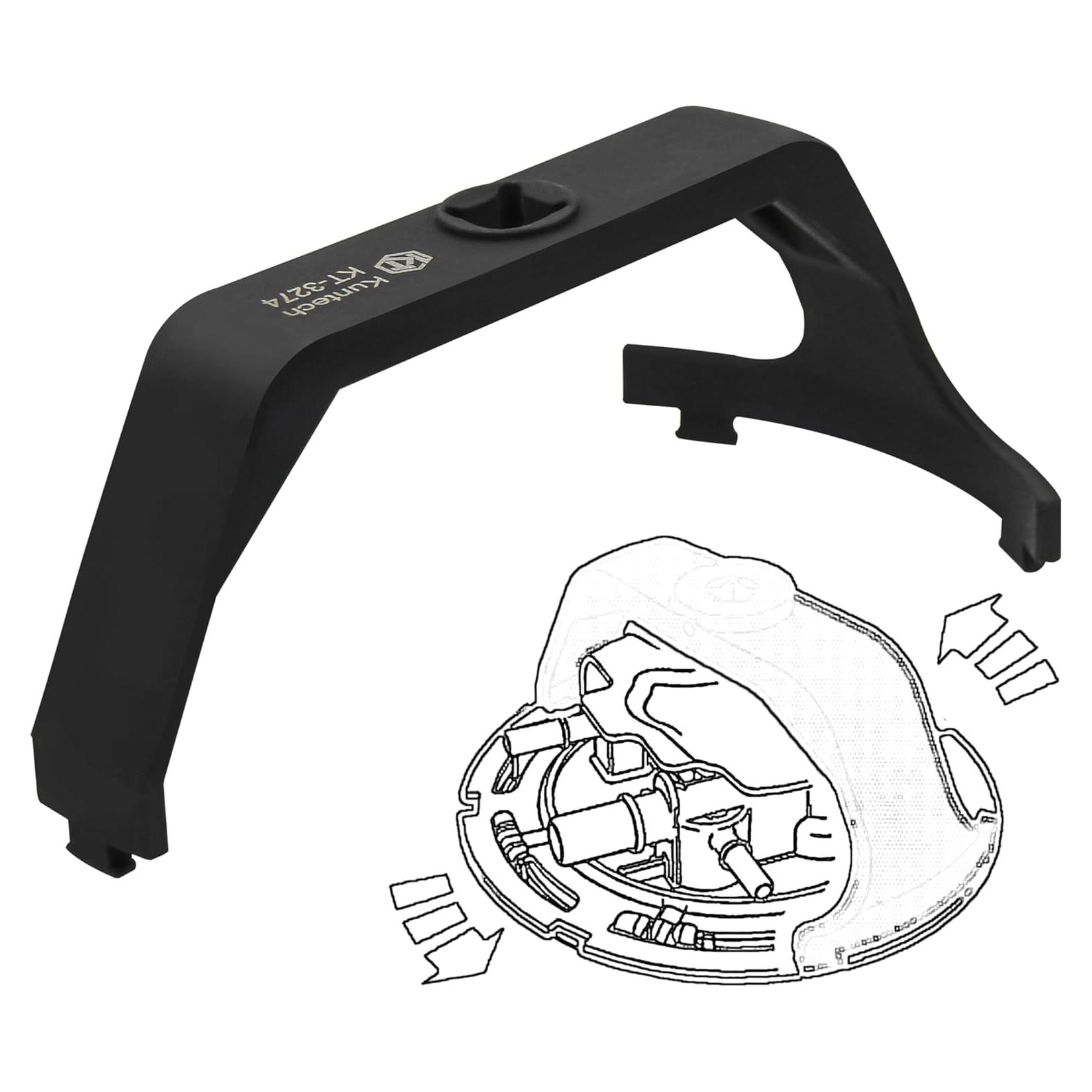 Herramienta de Anillo de Bloqueo Kuntech para Tanque de Combustible