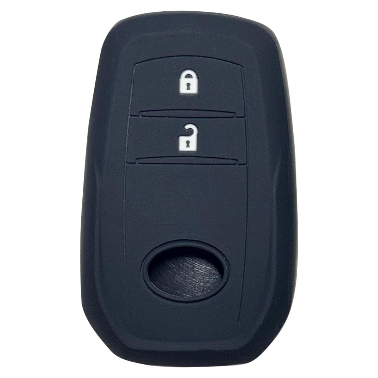 Funda de Llave Silicona Toyota Hilux Yaris 2015-2023 2 Botones