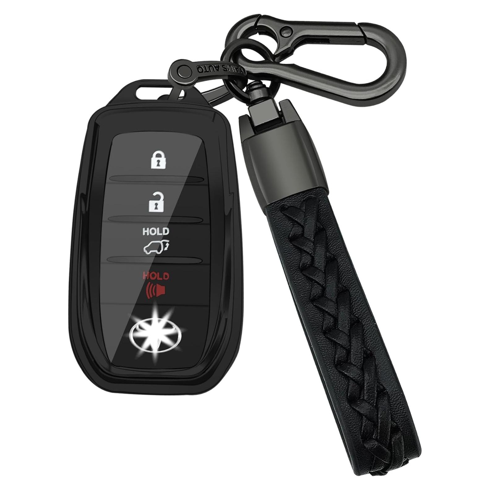 Funda para Llave Toyota Kirsnda TPU 360° Negra Compatible