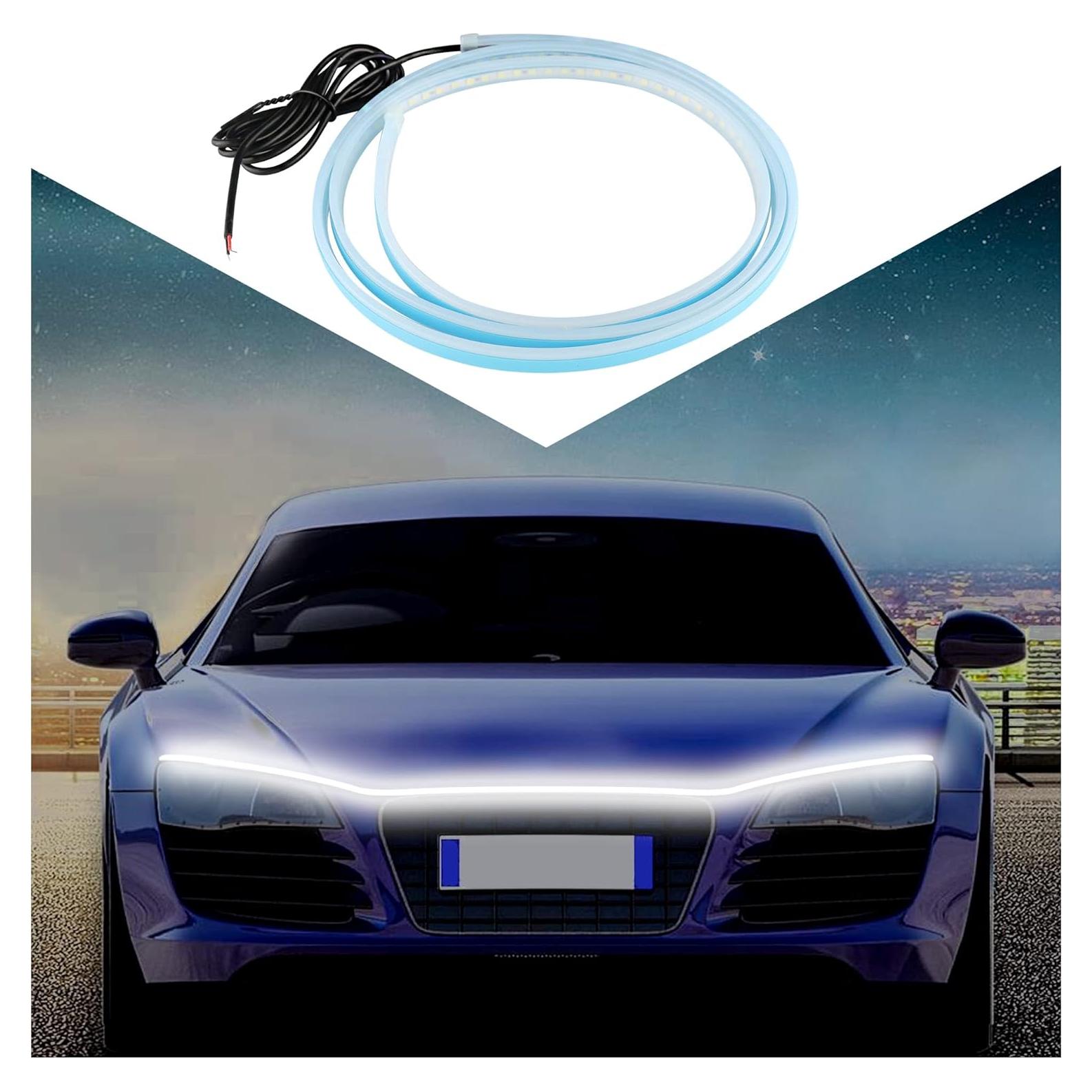 Tira LED para Coche CXCCOI 149.86 cm Blanca Impermeable