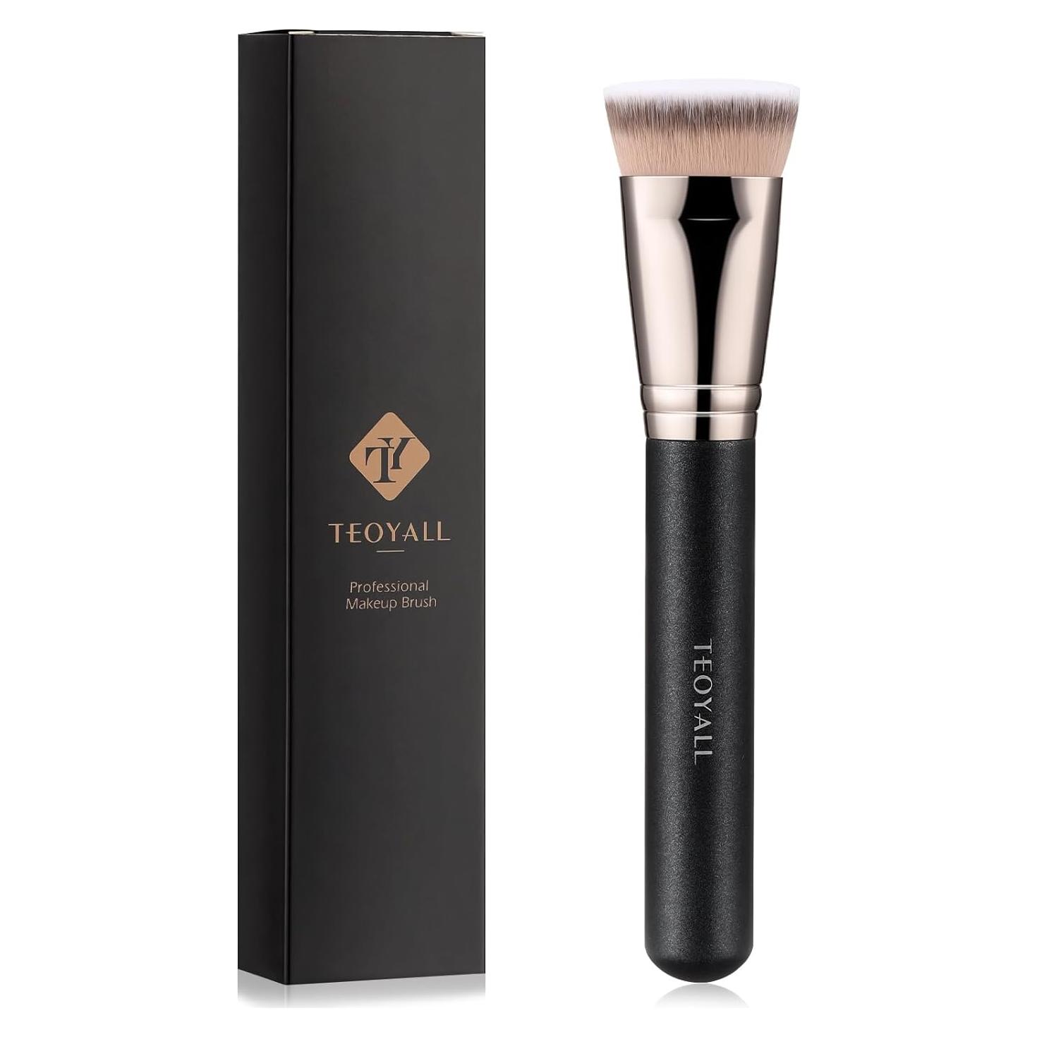 Brocha de Contorno TEOYALL, Cerdas Sintéticas Suaves 18cm