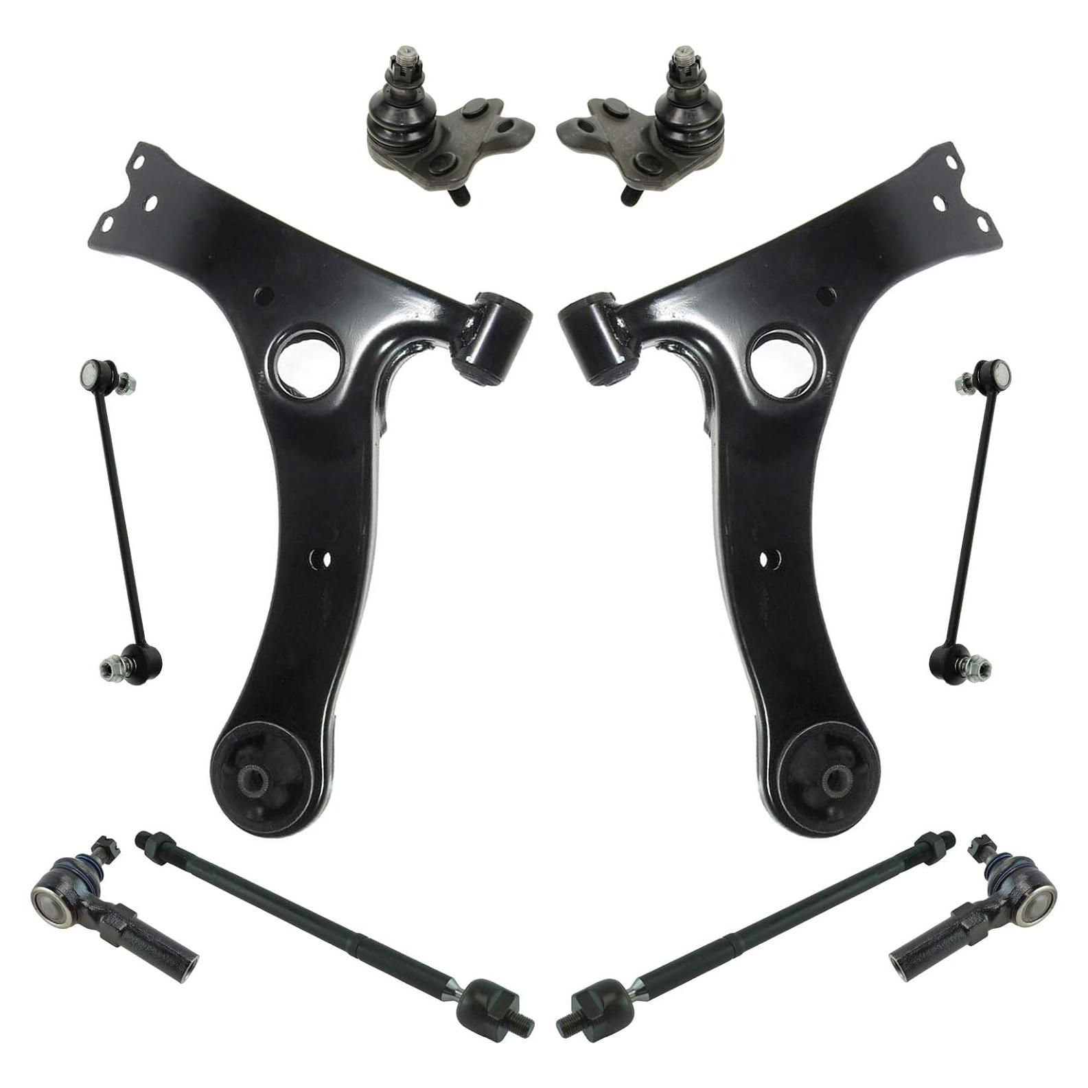 Kit de Dirección y Suspensión Delantera TRQ 10 Piezas Toyota