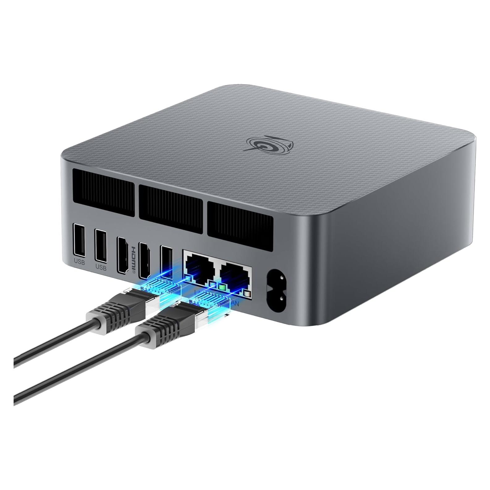 Mini PC Beelink EQR5, AMD Ryzen 5 5650U, 8GB RAM, 500GB SSD