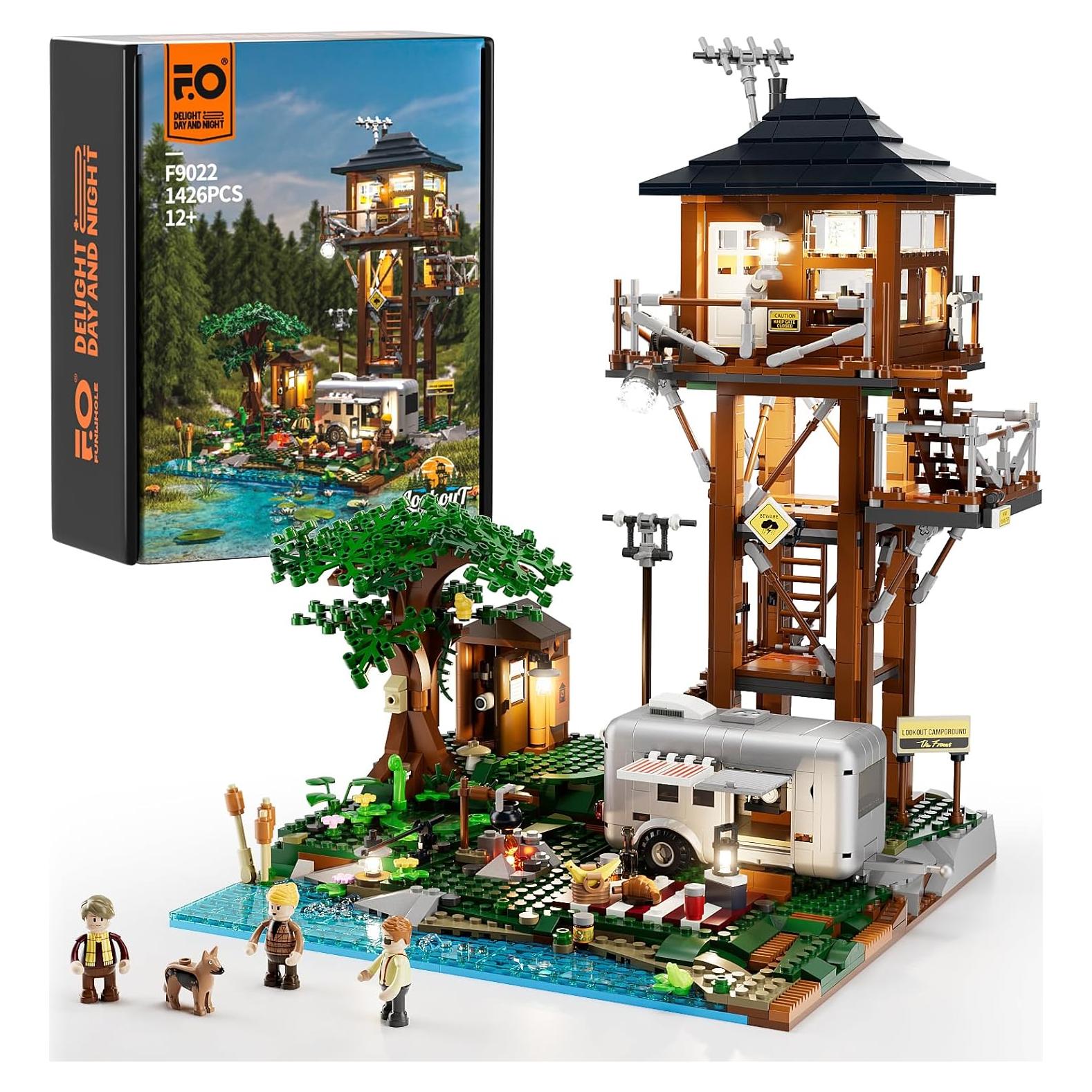 Conjunto de Bloques de Construcción Campamento Lookout Funwhole 1426 Pzs