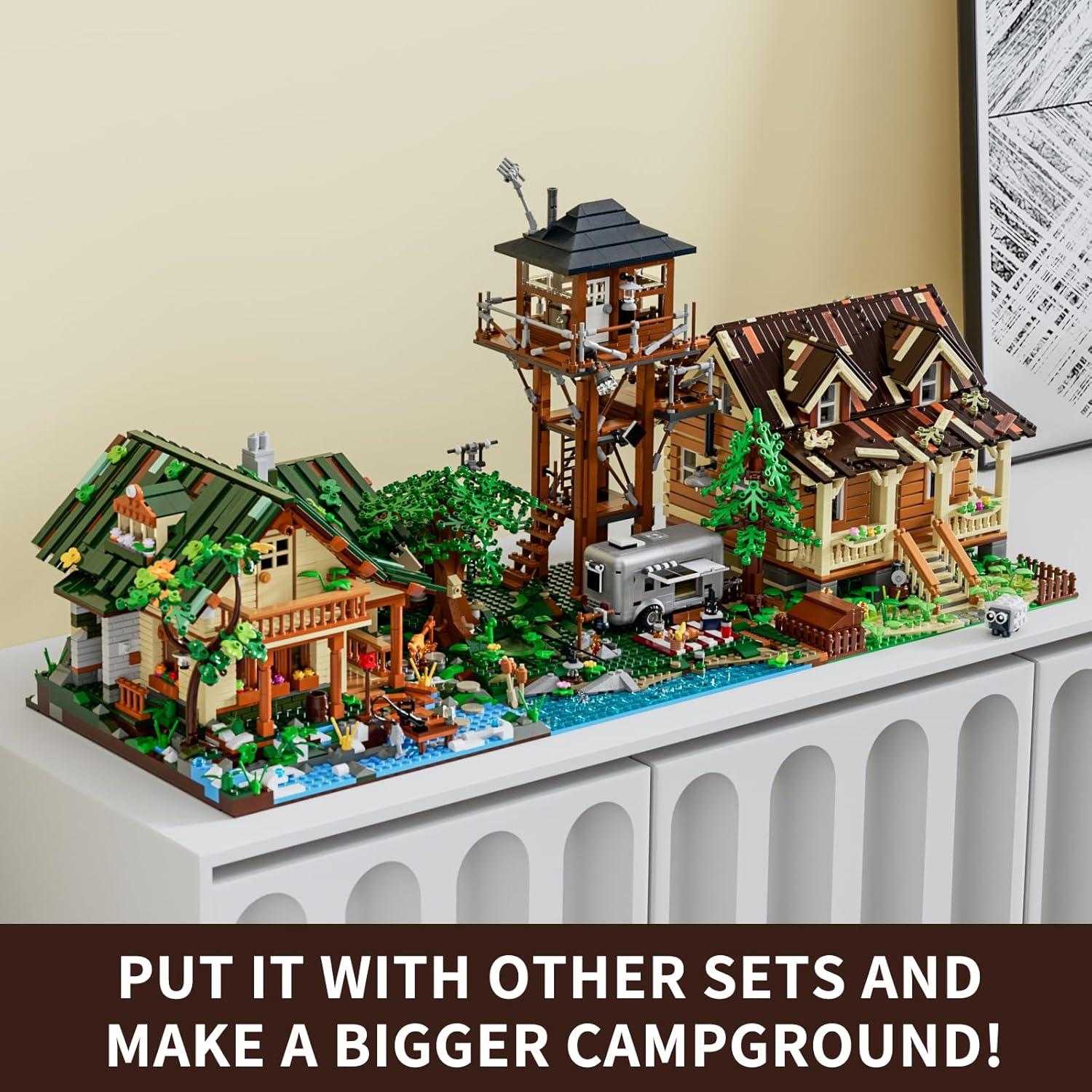 Conjunto de Bloques de Construcción Campamento Lookout Funwhole 1426 Pzs