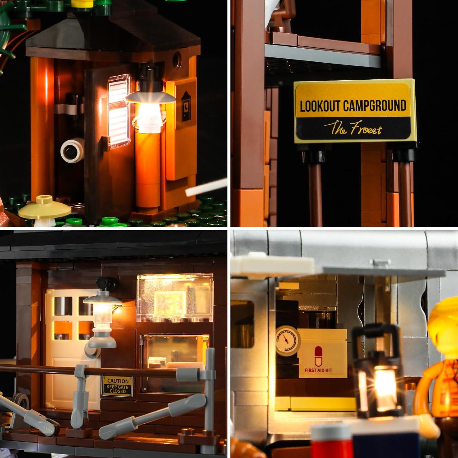 Conjunto de Bloques de Construcción Campamento Lookout Funwhole 1426 Pzs