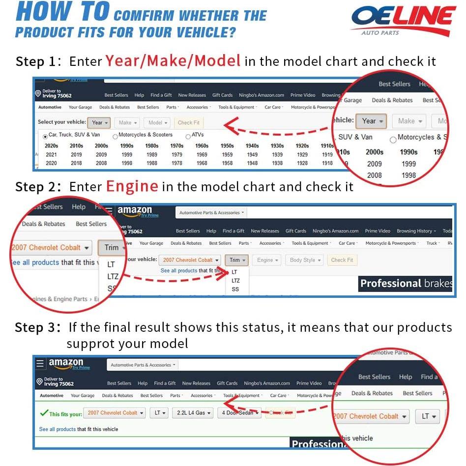 Junta de Colector de Escape MOCA para Toyota, Chevrolet y Pontiac