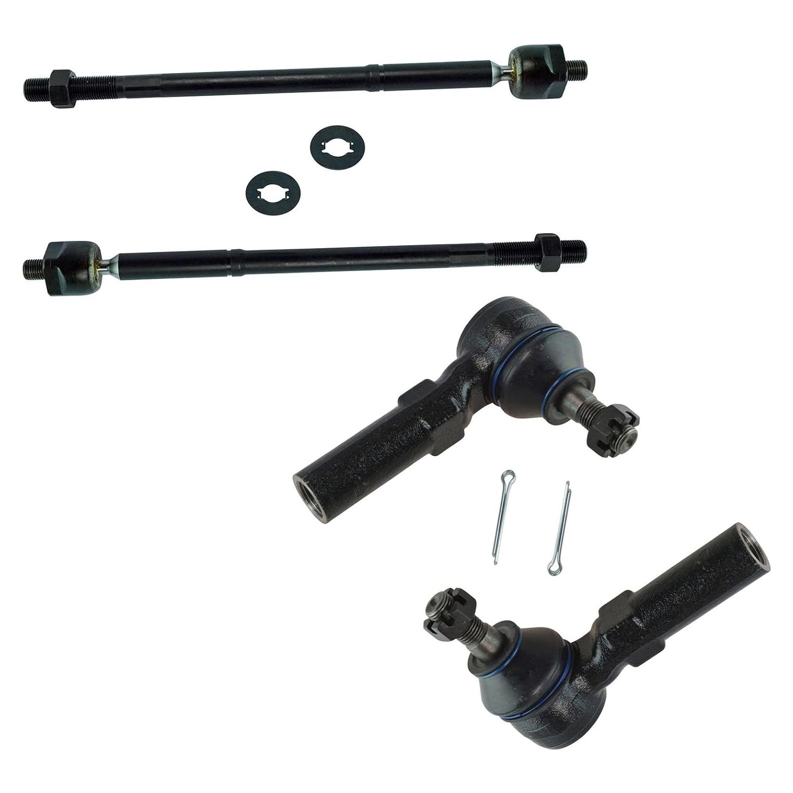 Juego de Barra de Dirección TRQ 4 Piezas para Toyota Corolla