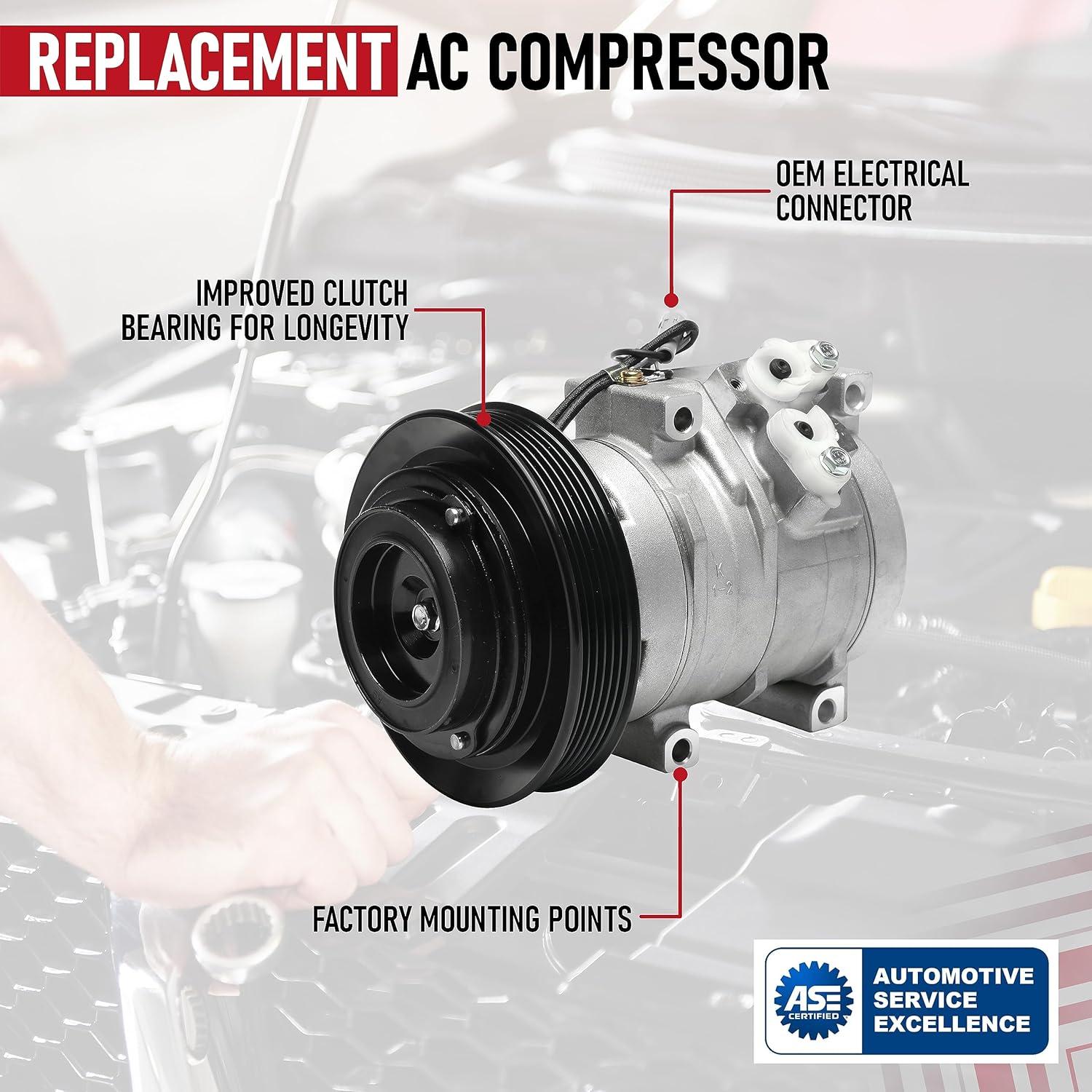 Compresor de Aire Acondicionado AA Ignition Toyota 1.8L