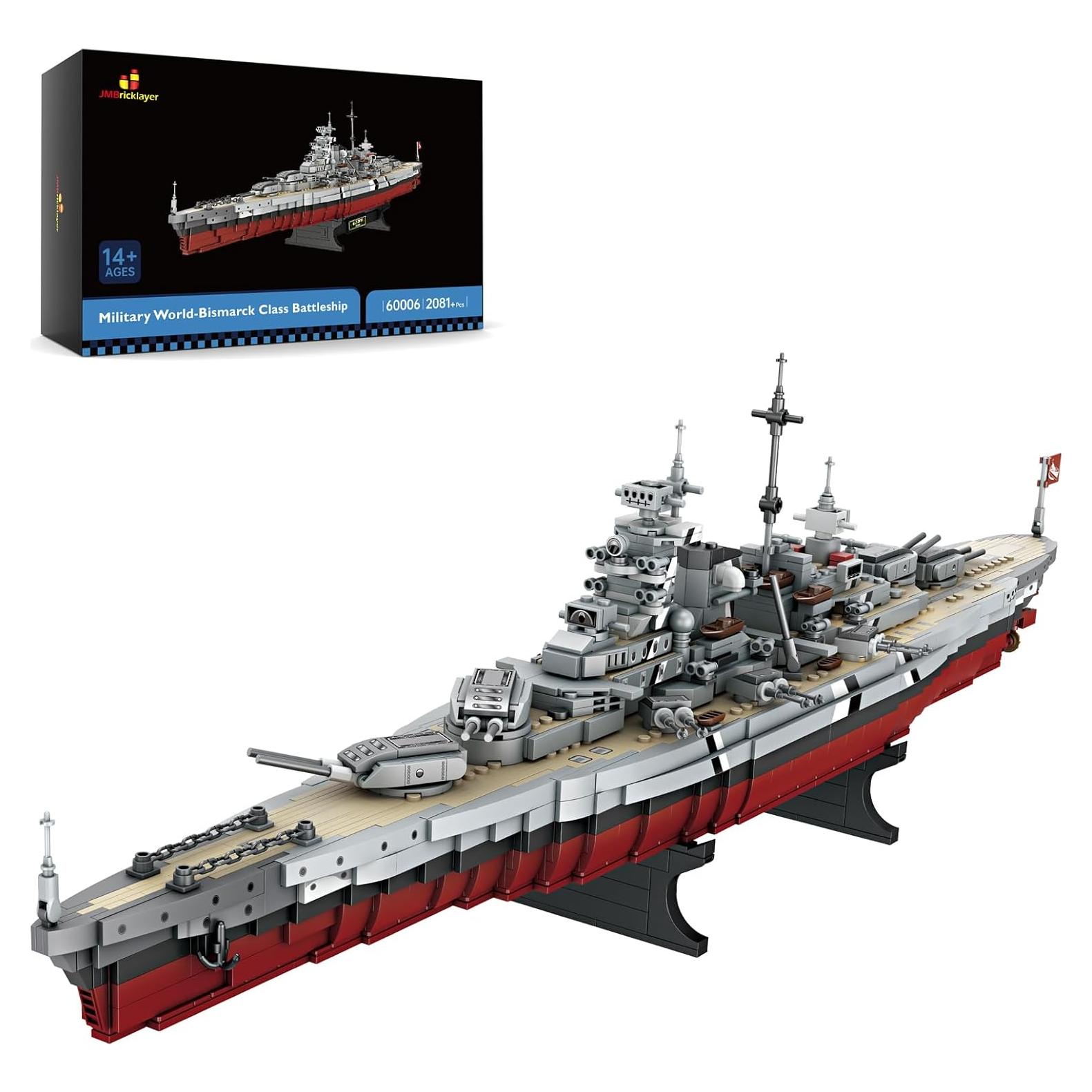 Conjunto de Bloques Acorazado JMBricklayer 60006 2081 Piezas