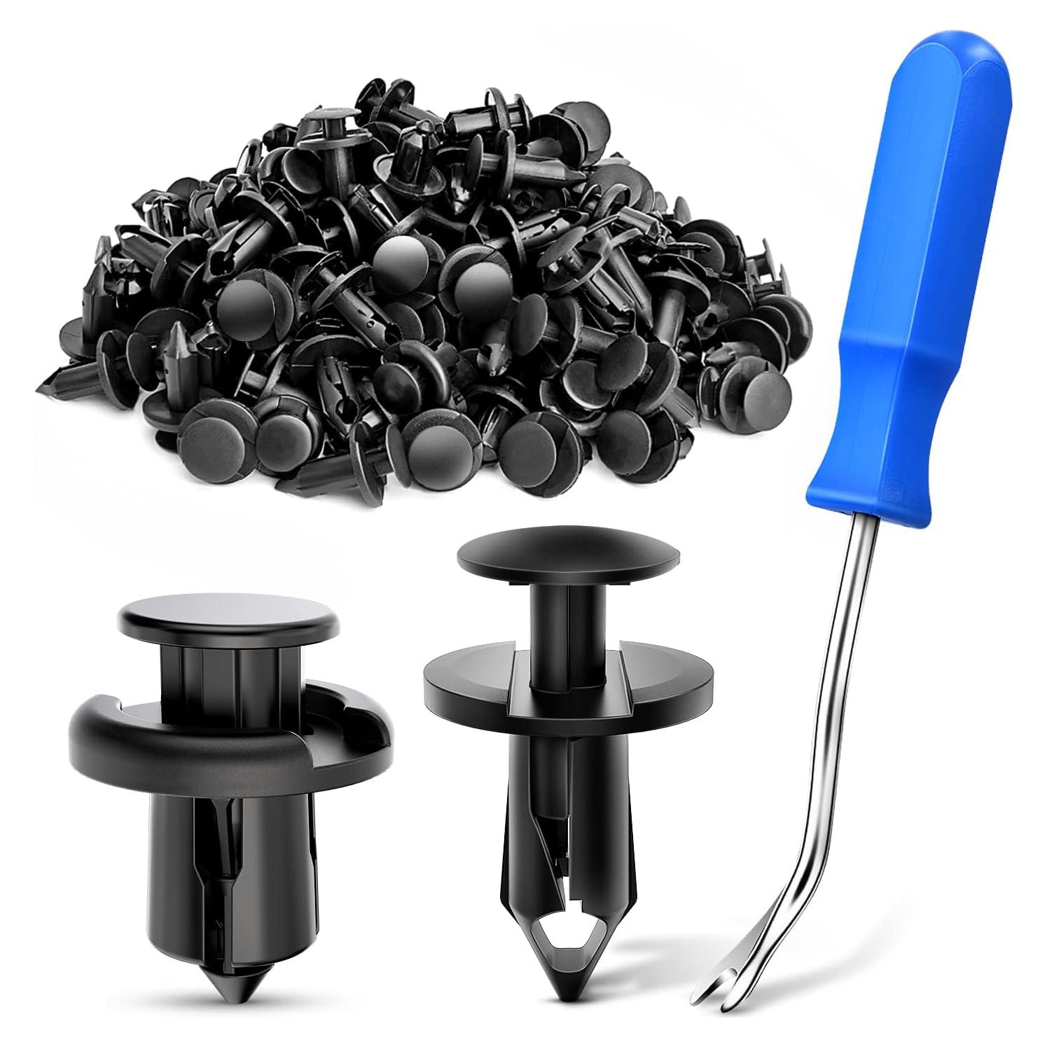 Nilight 150 Pcs Clips de Parachoques y Herramienta de Remoción