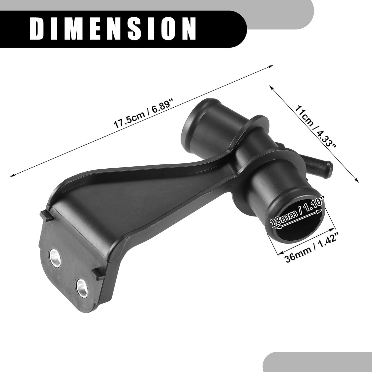 Tubería de Refrigerante de Agua Radiador Partuto Toyota Corolla 2009-2013