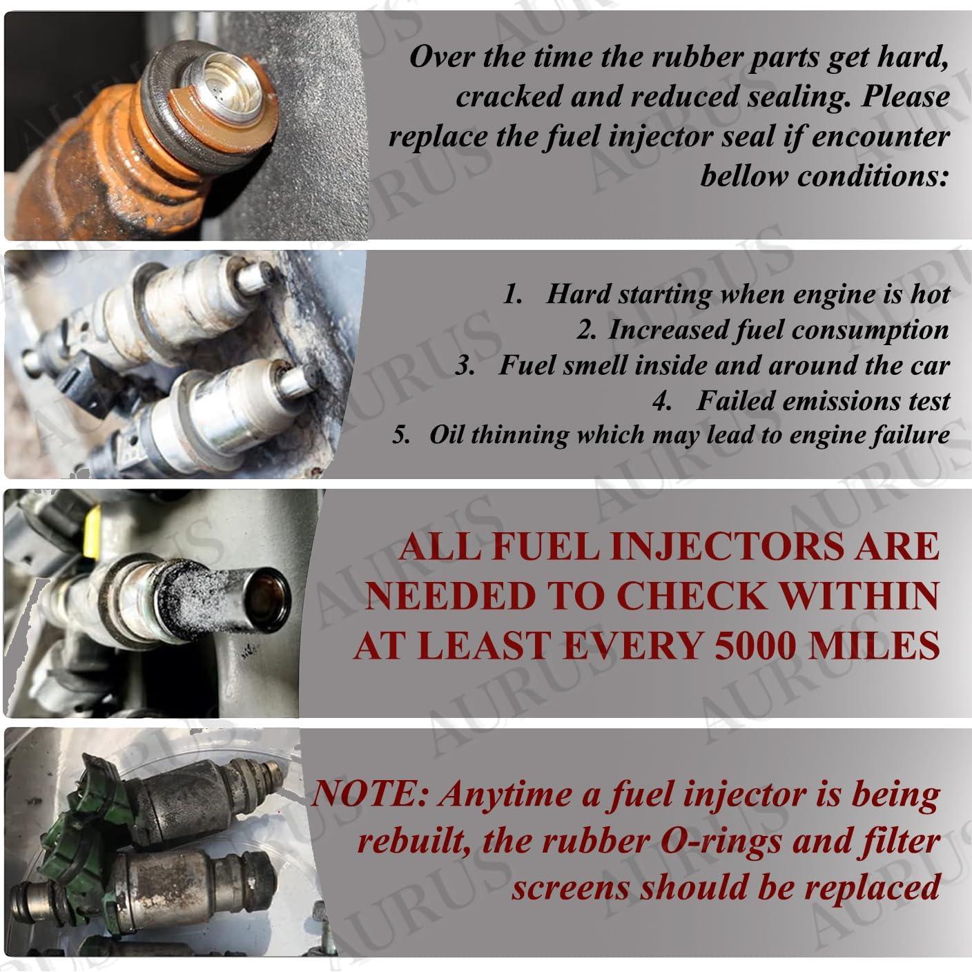 Juego de 4 Inyectores de Combustible AURUS 23250-0D040