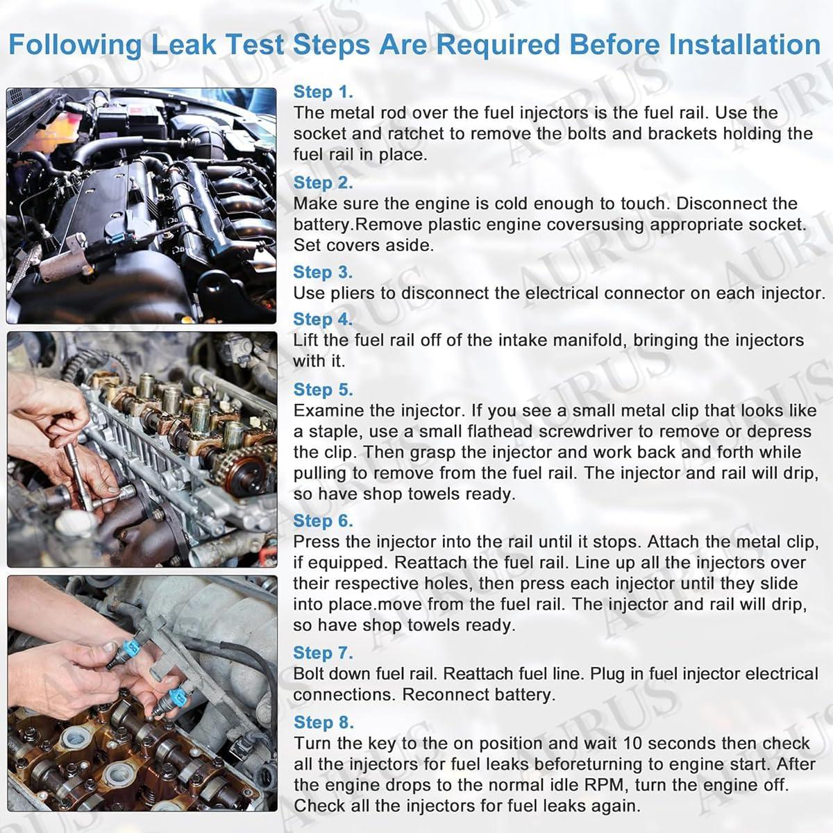 Juego de 4 Inyectores de Combustible AURUS 23250-0D040