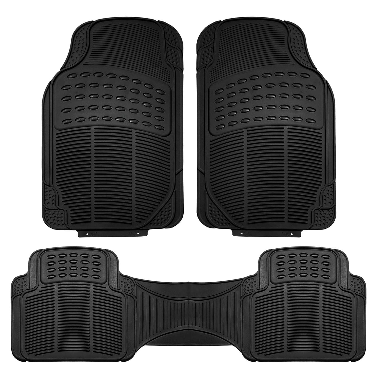 Alfombrillas de Automóvil FH Group ClimaProof 3 Piezas Negro