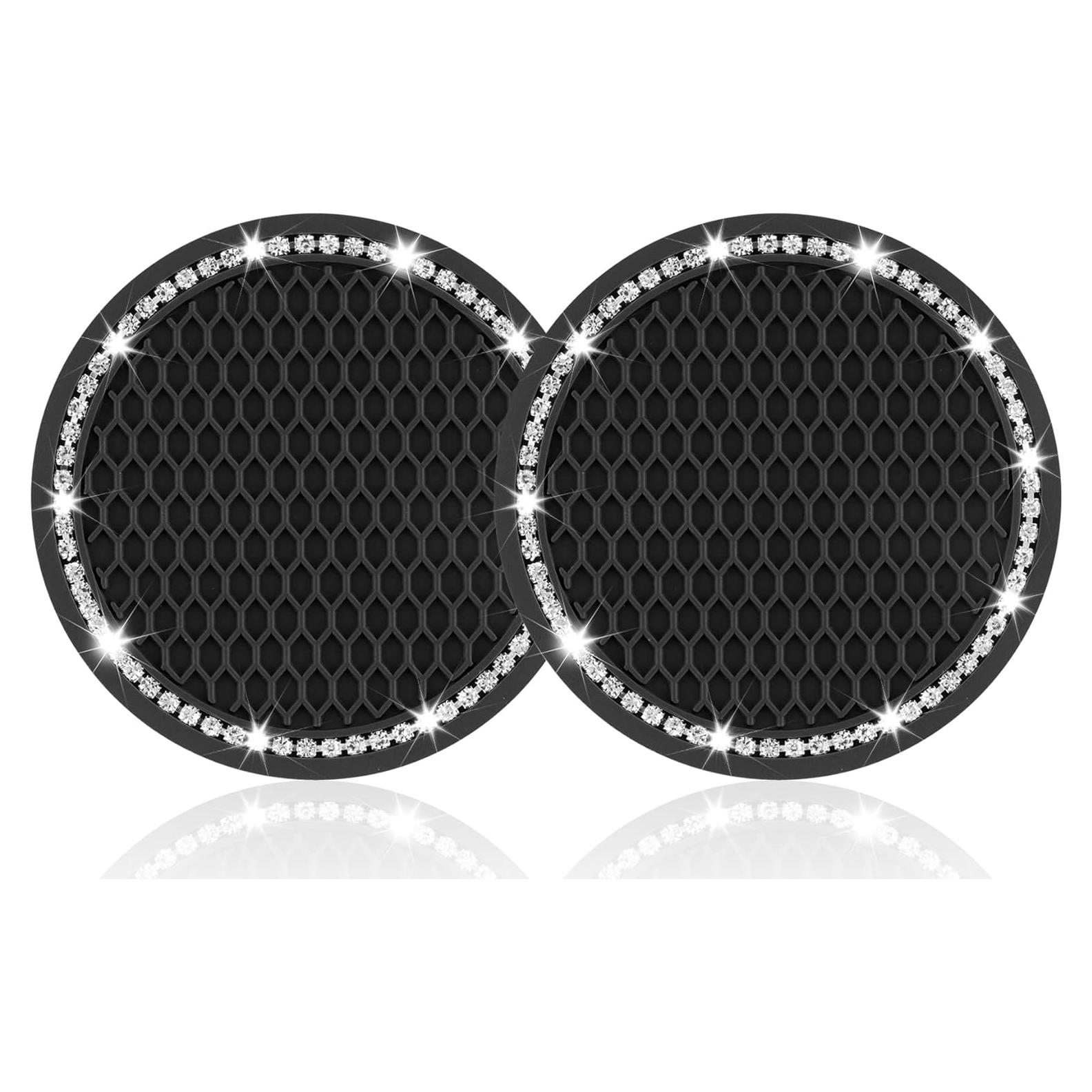 Posavasos Antideslizantes JUSTTOP para Auto - Negro 6.99 cm