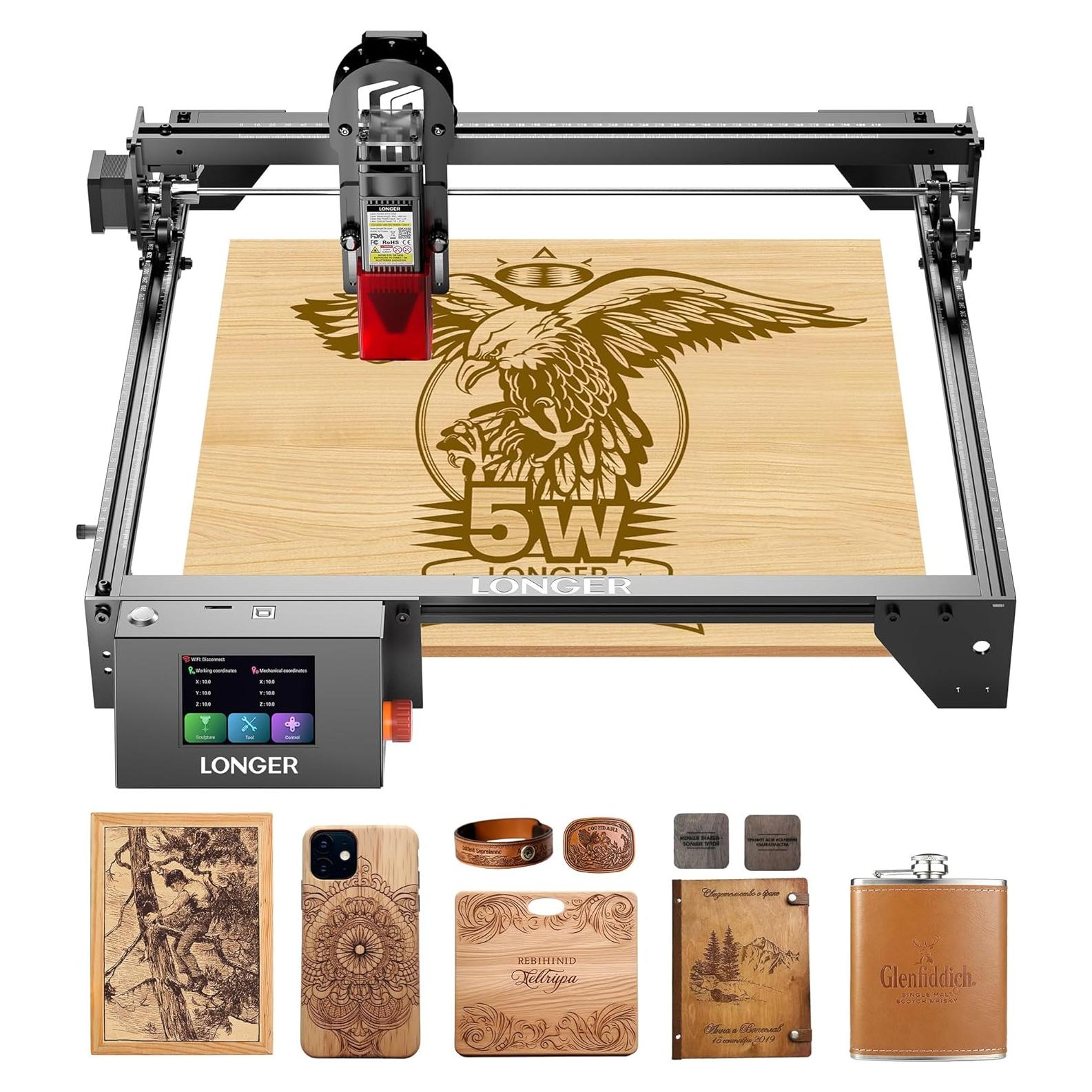 Grabador Láser LONGER RAY5 5W para Metal y Madera