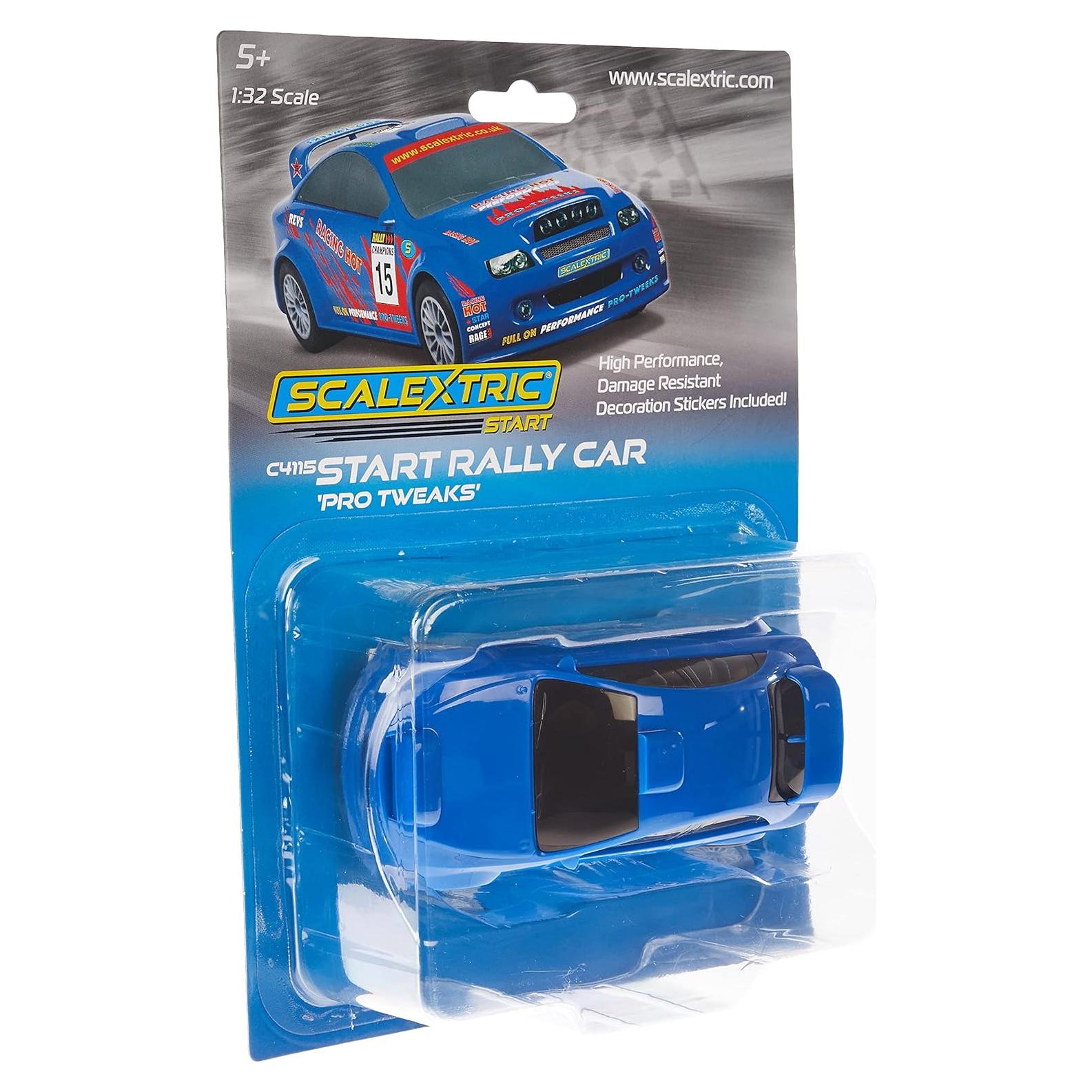 Coche Scalextric Start Rally C4115 Azul 1:32 Personalizable