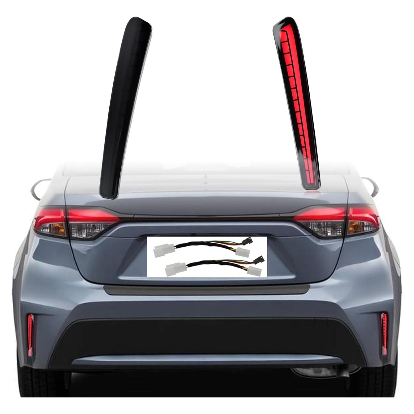 Luz de freno trasero LED KEEGTBOX para Toyota Corolla 2020-2023