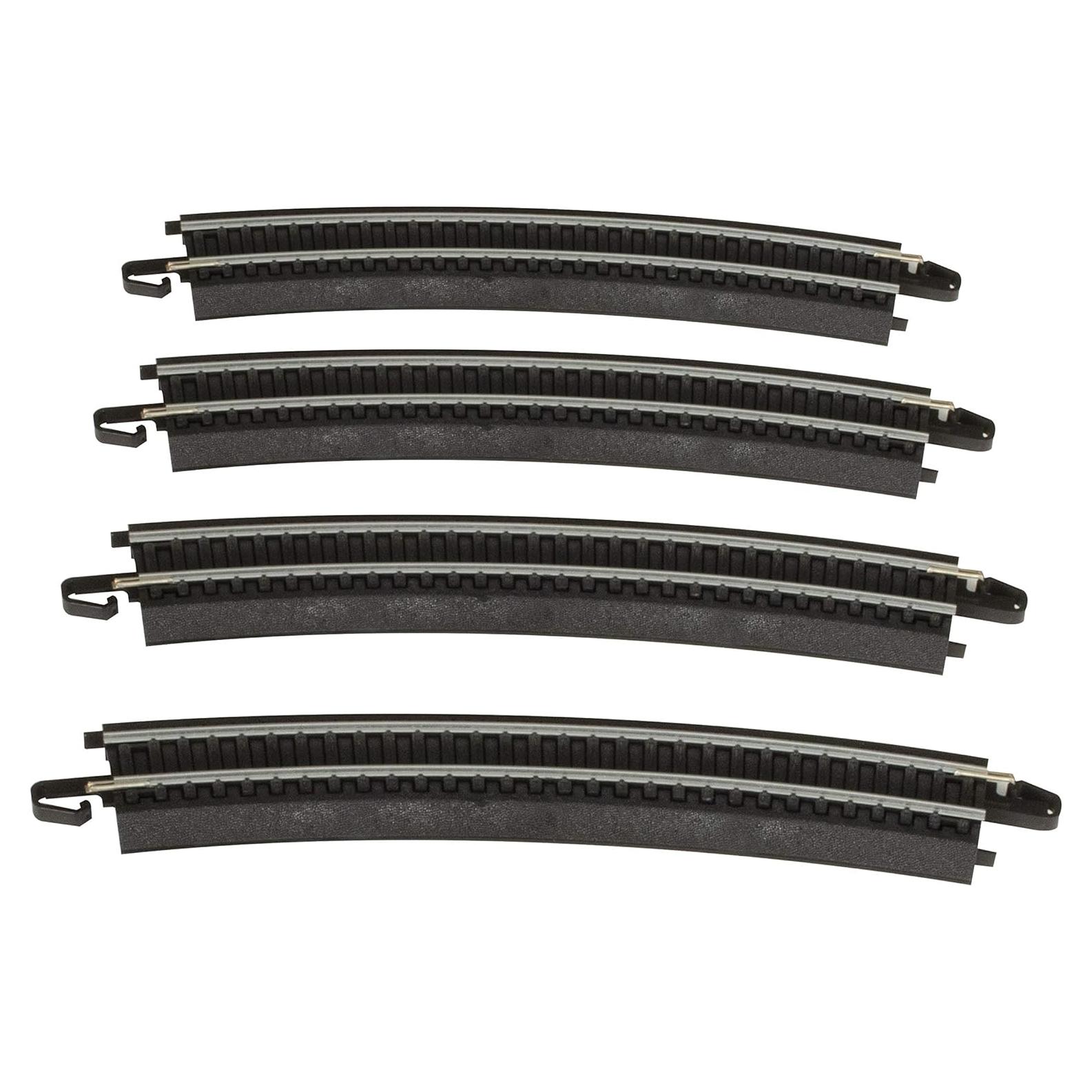 Pista Curva E-Z Track 18" Bachmann - Escala HO - 4 piezas