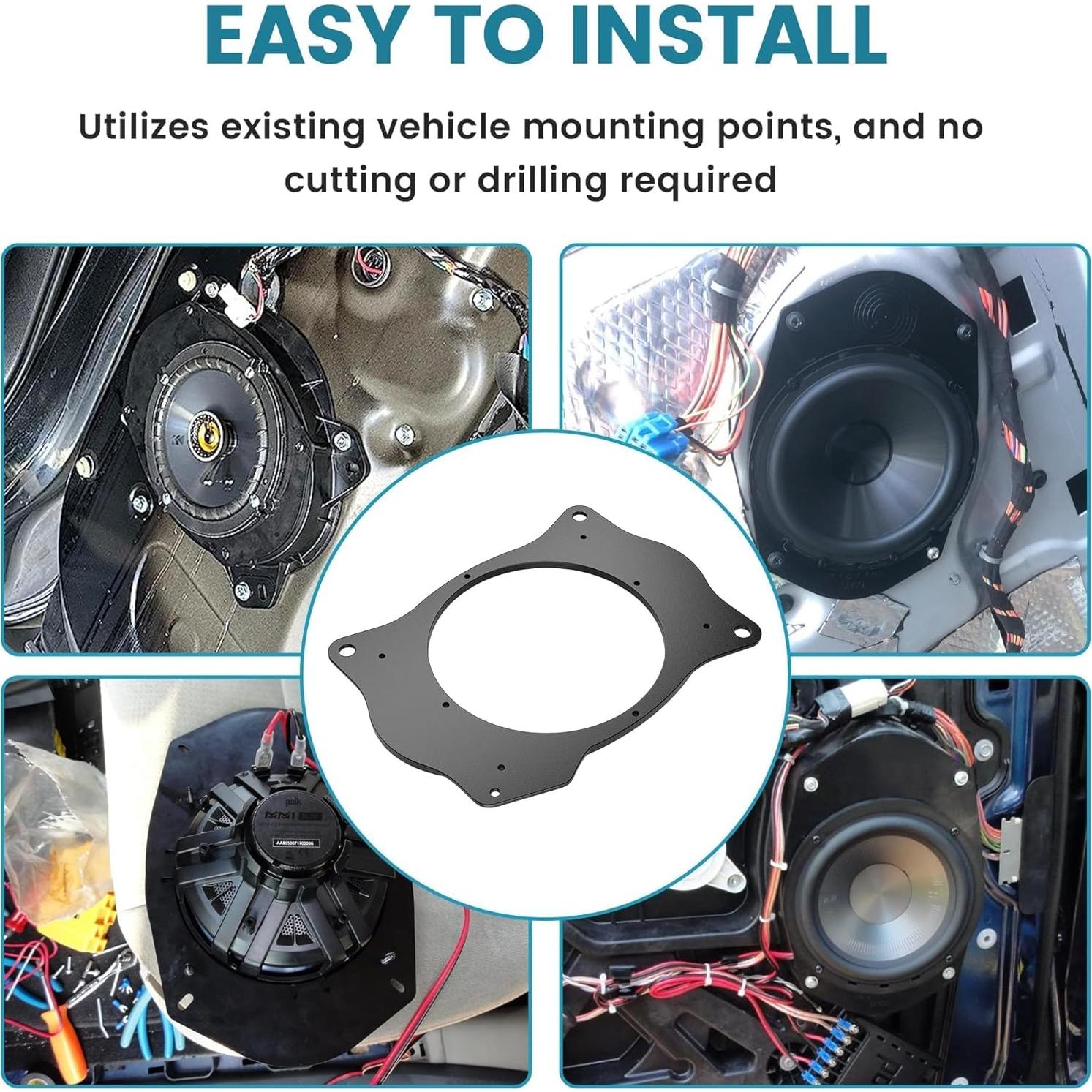 Adaptador de Altavoz NuIth 6x9 a 6.5 para Toyota