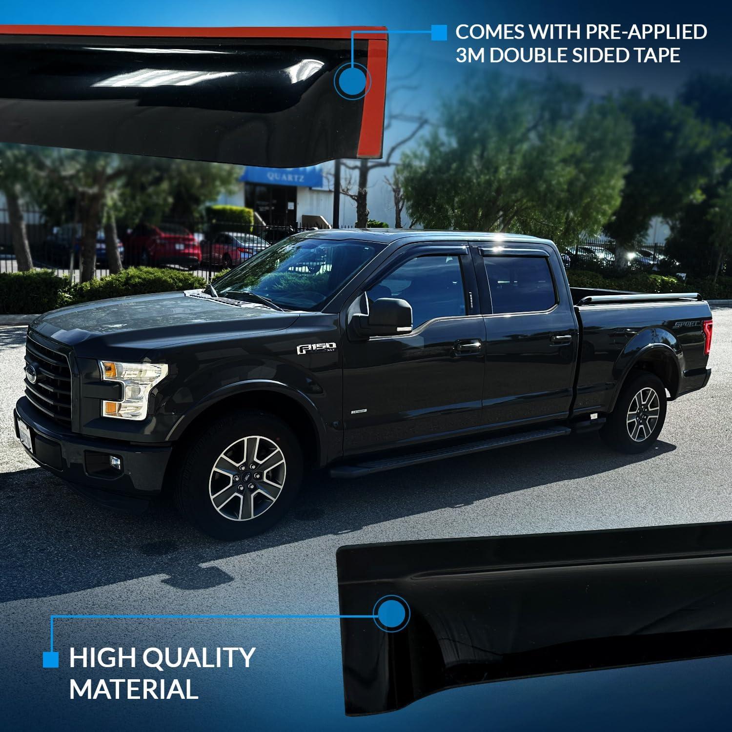 Viseras de Ventana TuningPros para Toyota Yaris Coupe 2007-2011